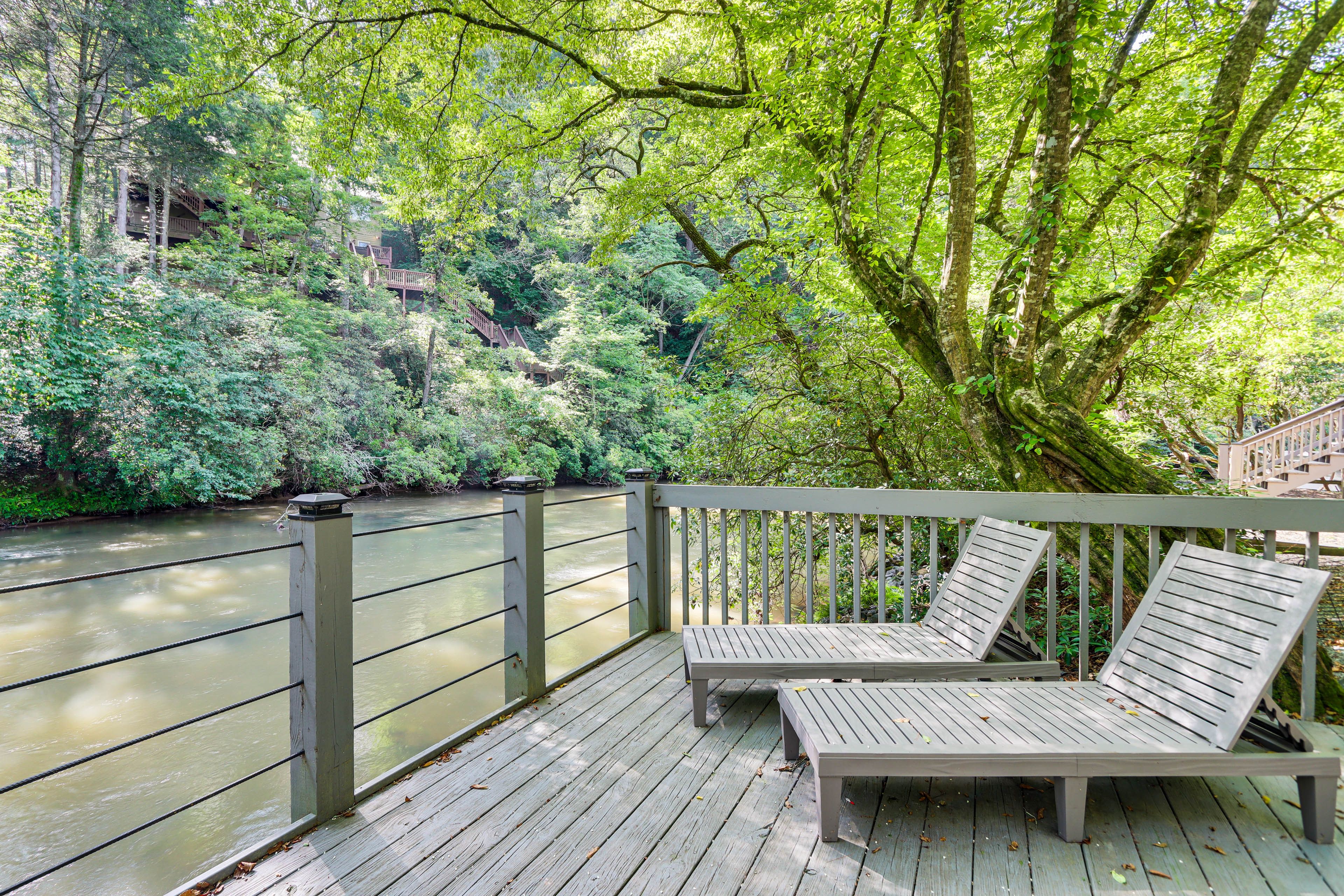 Ellijay Vacation Rental | 1BR | 1.5BA | Step-Free Access | 1,144 Sq Ft
