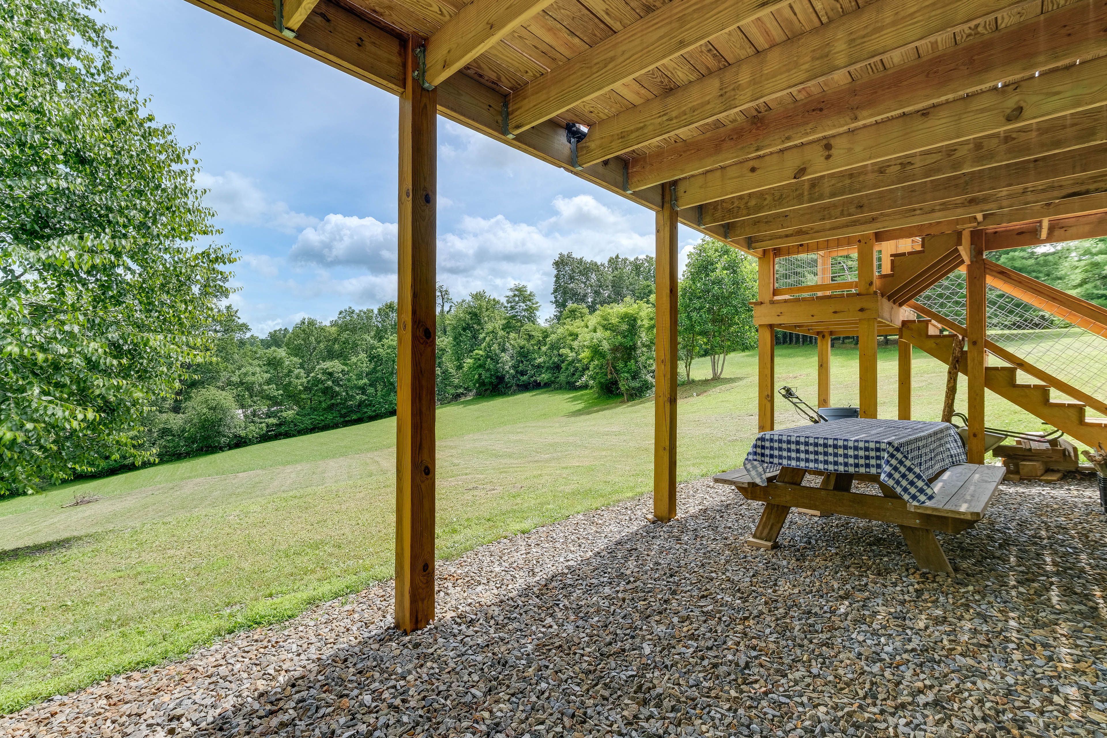 Private Outdoor Space | Picnic Table | Yard | Views