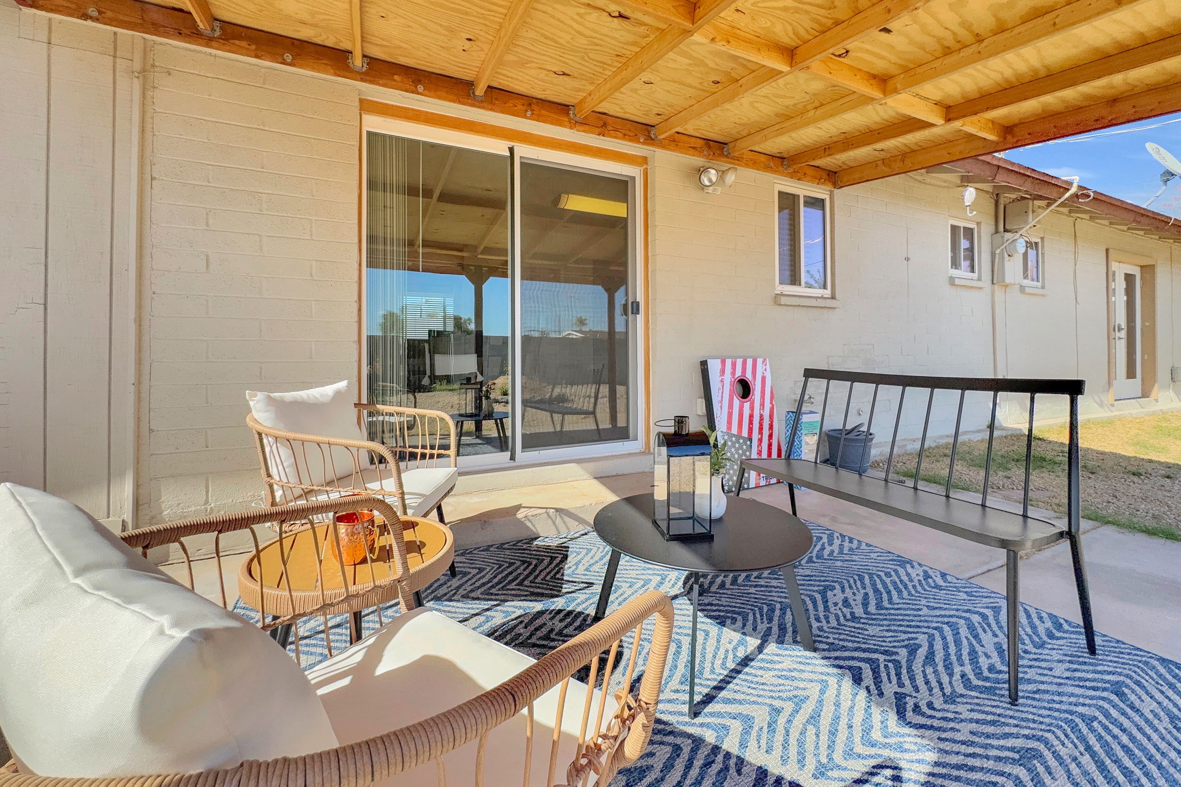 Private Backyard Area | BBQ Grill