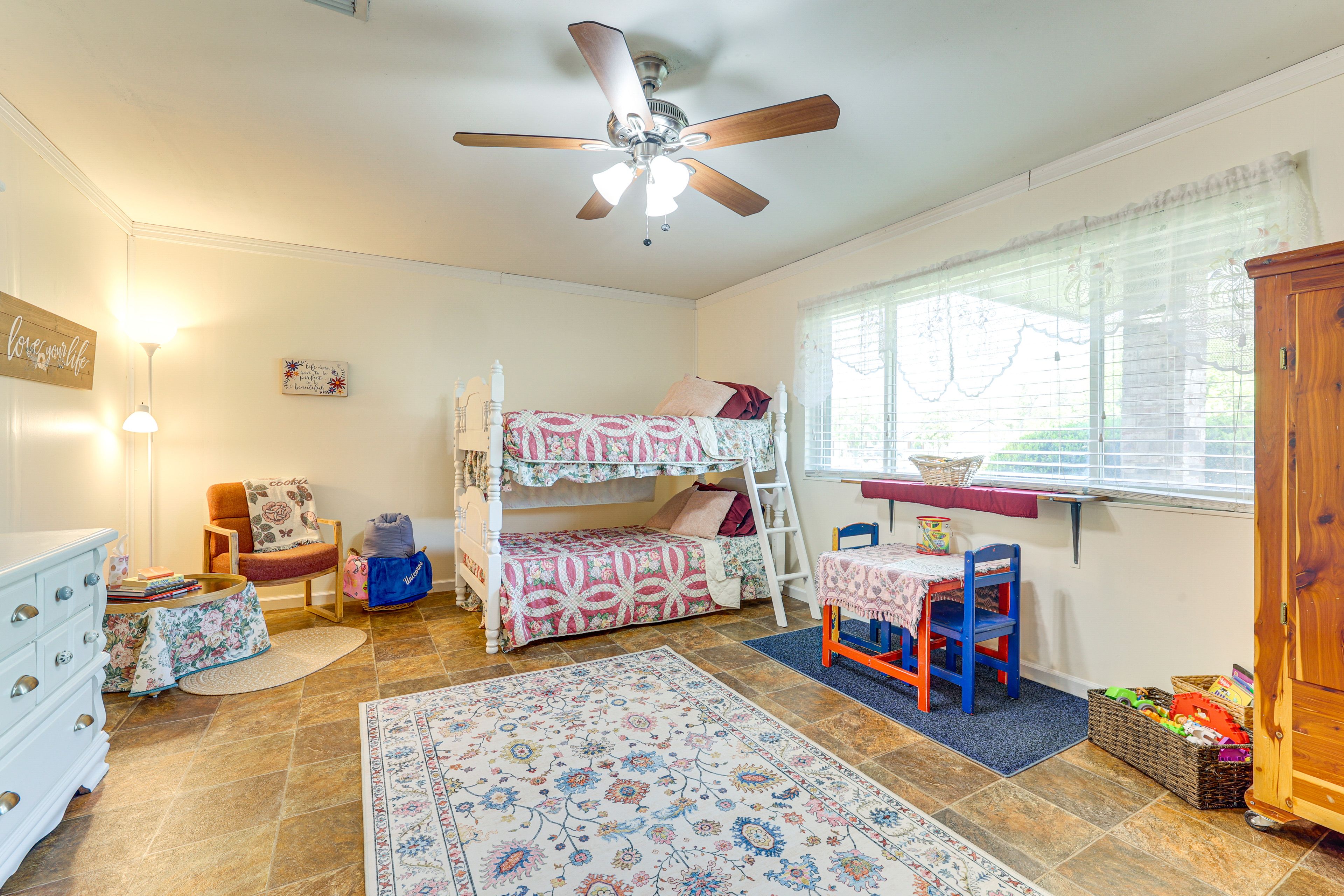 Bedroom 4 | Twin Bunk Bed | Crib