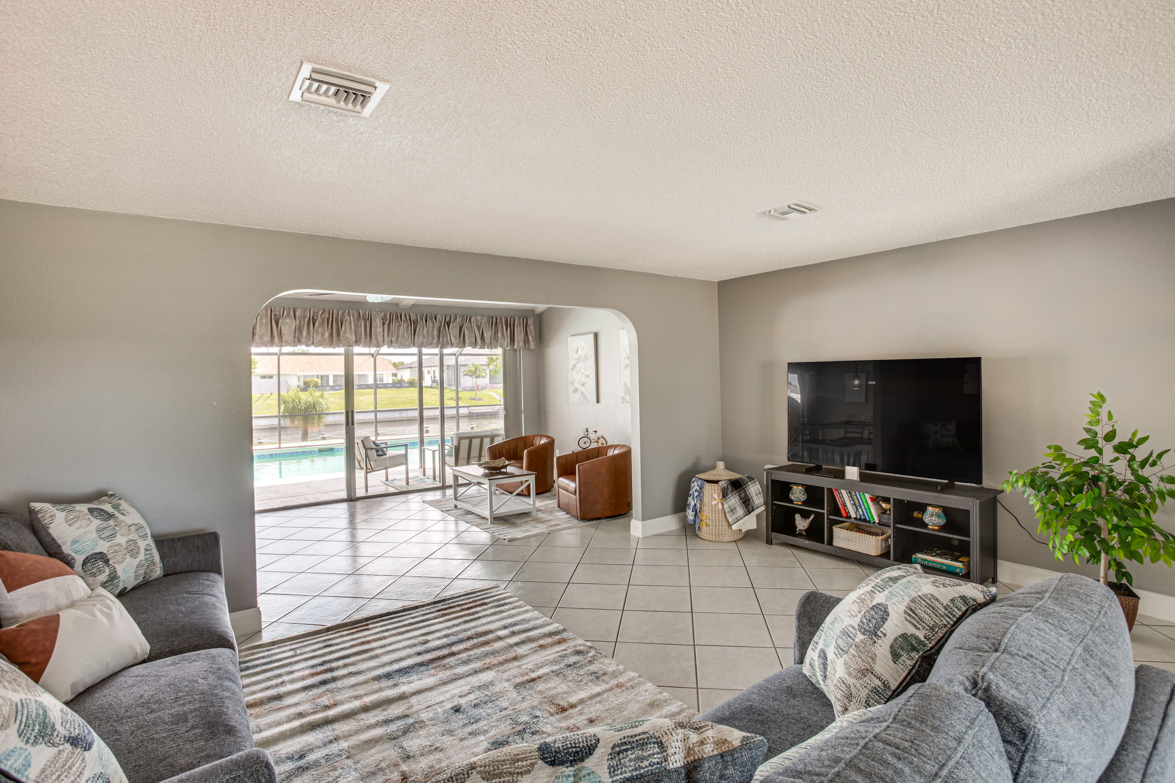 Property Interior | Single-Story Home | Free WiFi | Central A/C & Heating