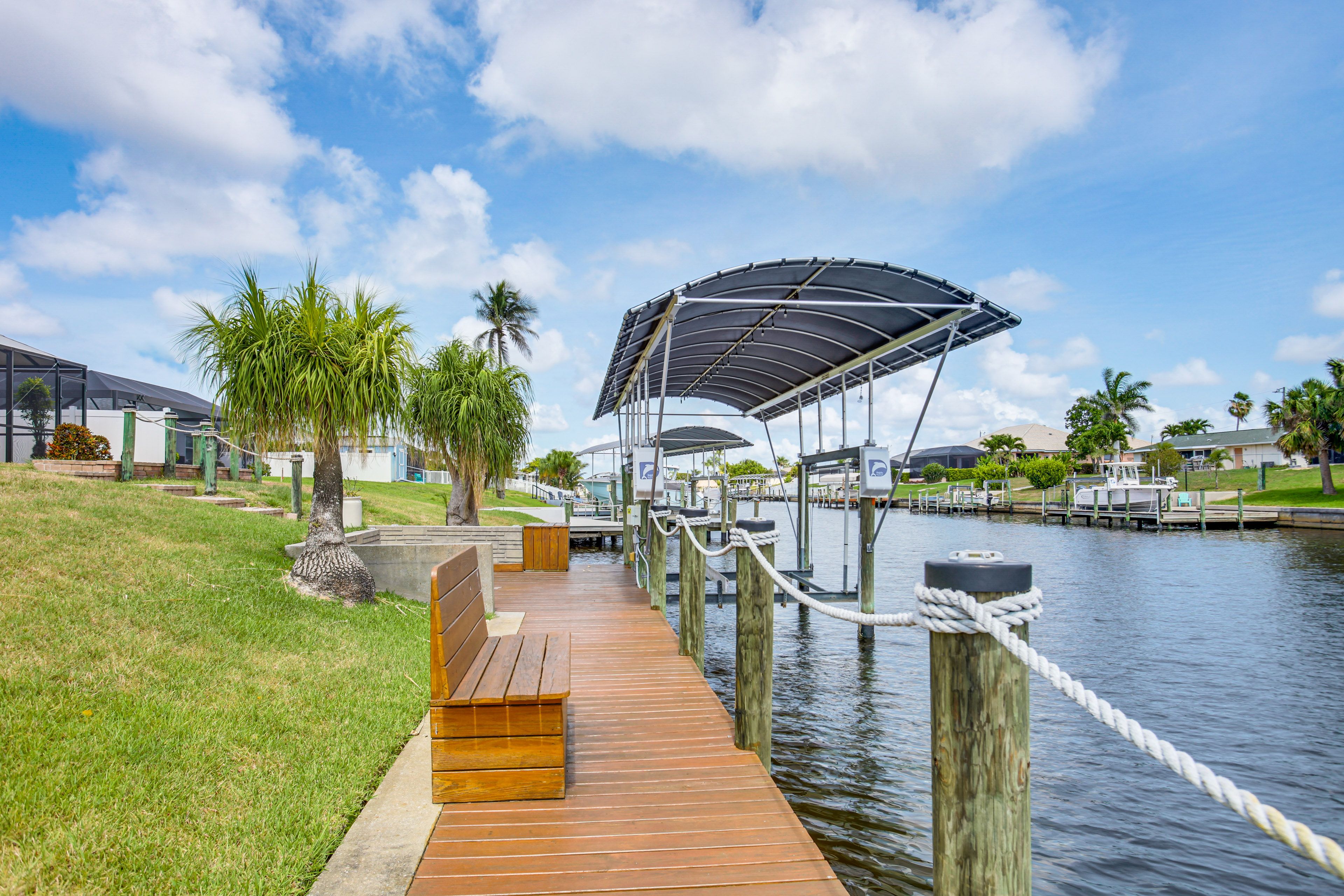 Private Dock | Spacious Yard | Screened-In Lanai