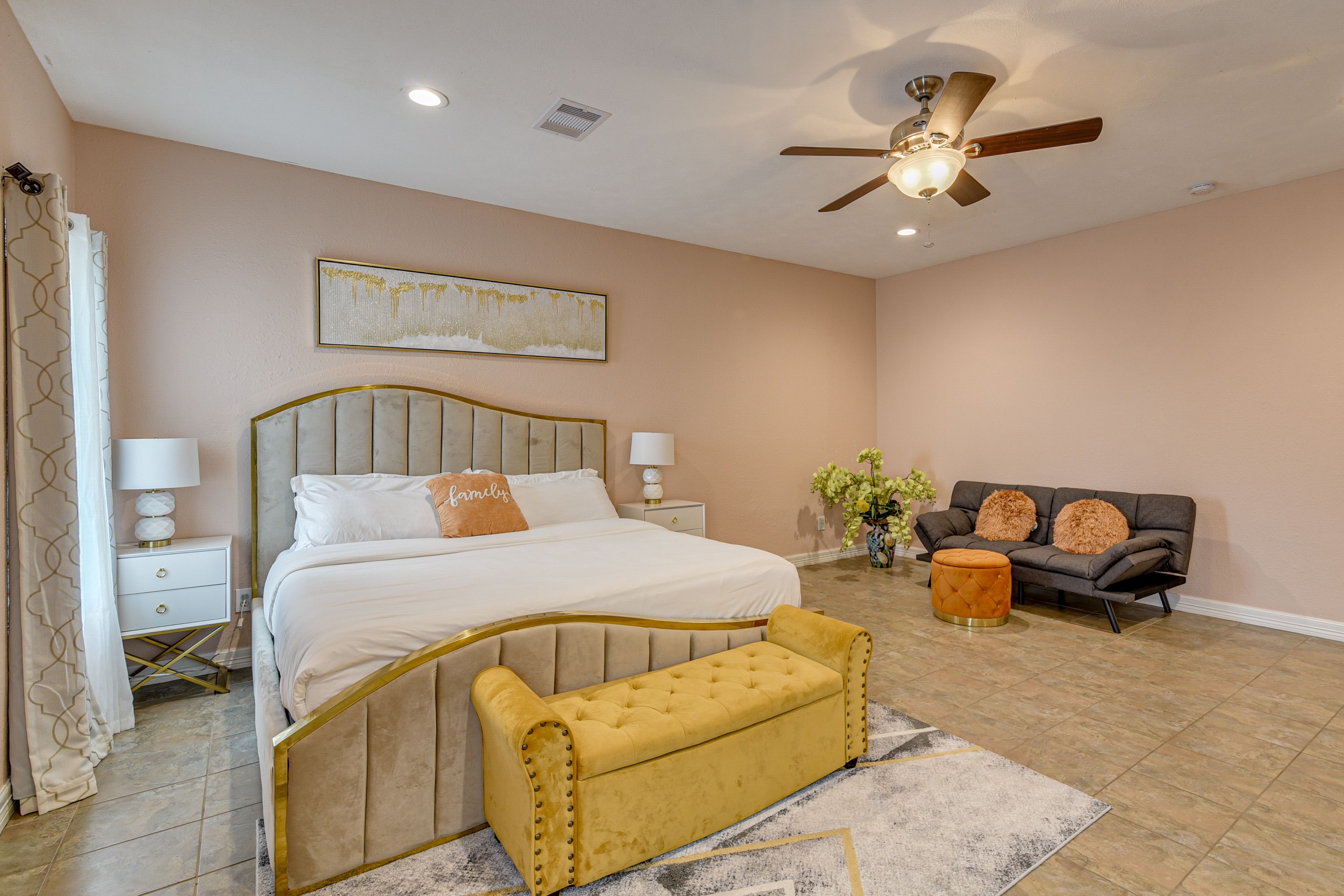 Bedroom 2 | King Bed | Full Futon | Lower Level