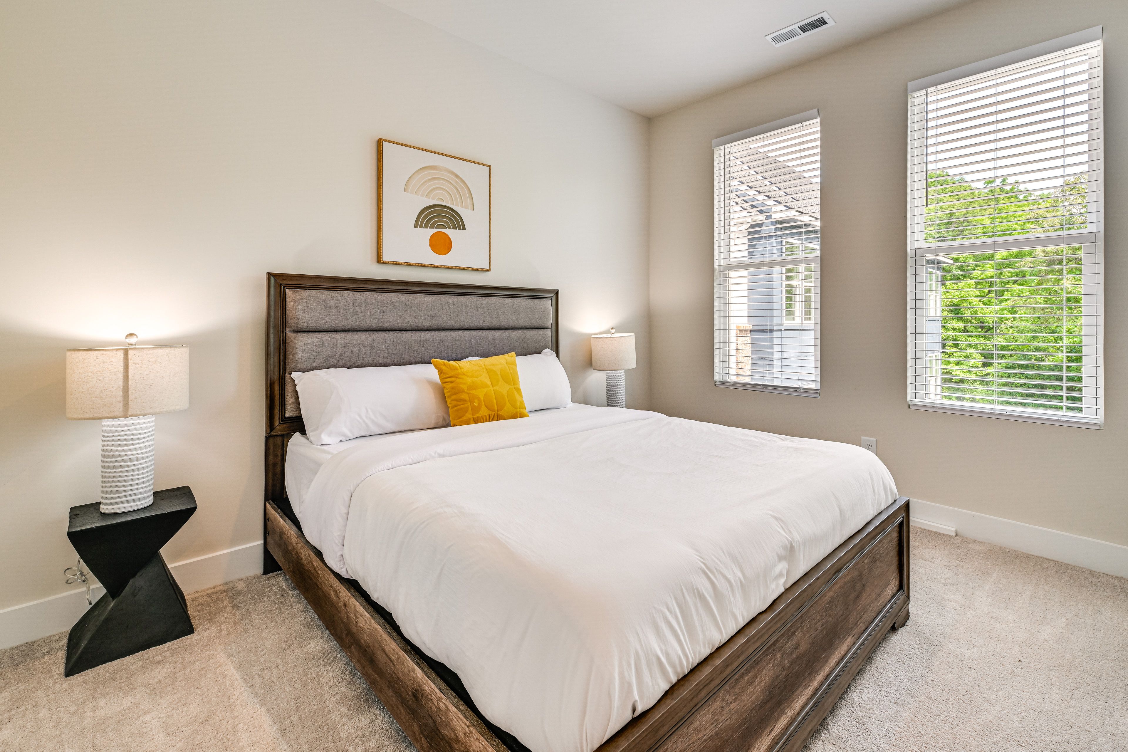 Bedroom 2 | Queen Bed | 3rd Floor | Linens Provided