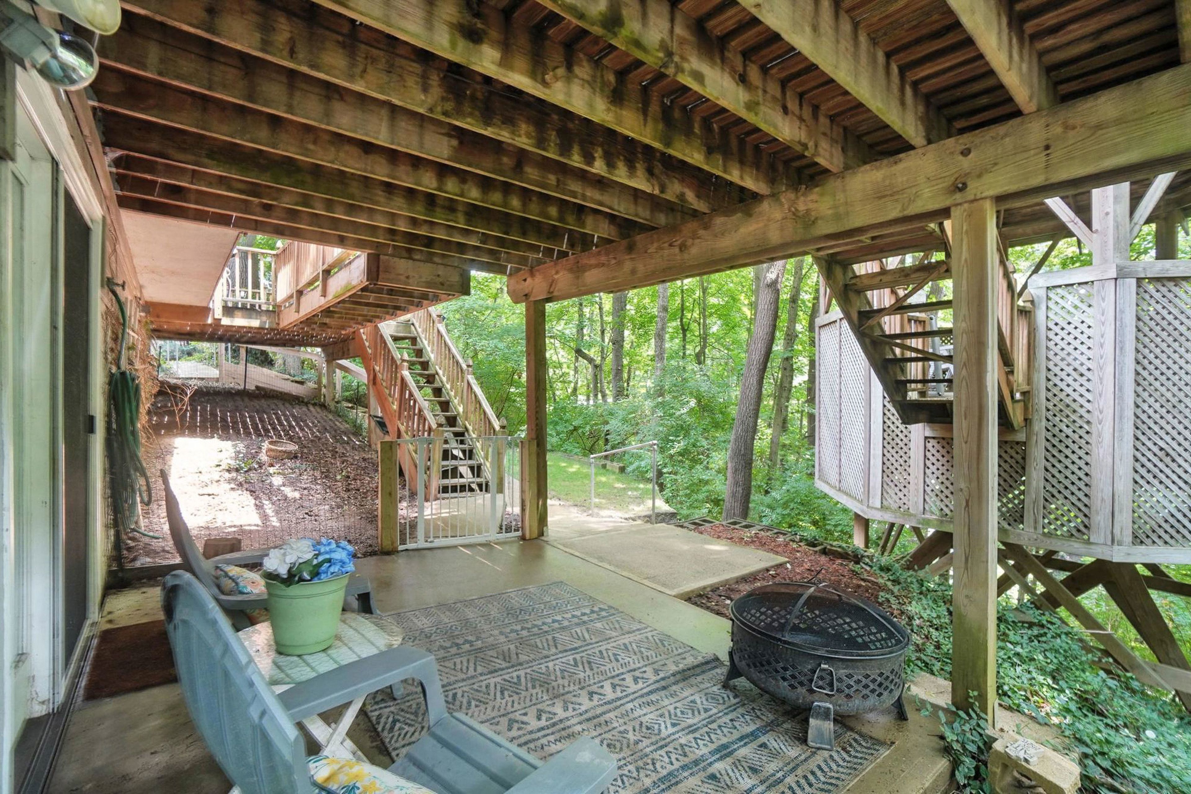 Covered Patio | Wood-Burning Fire Pit