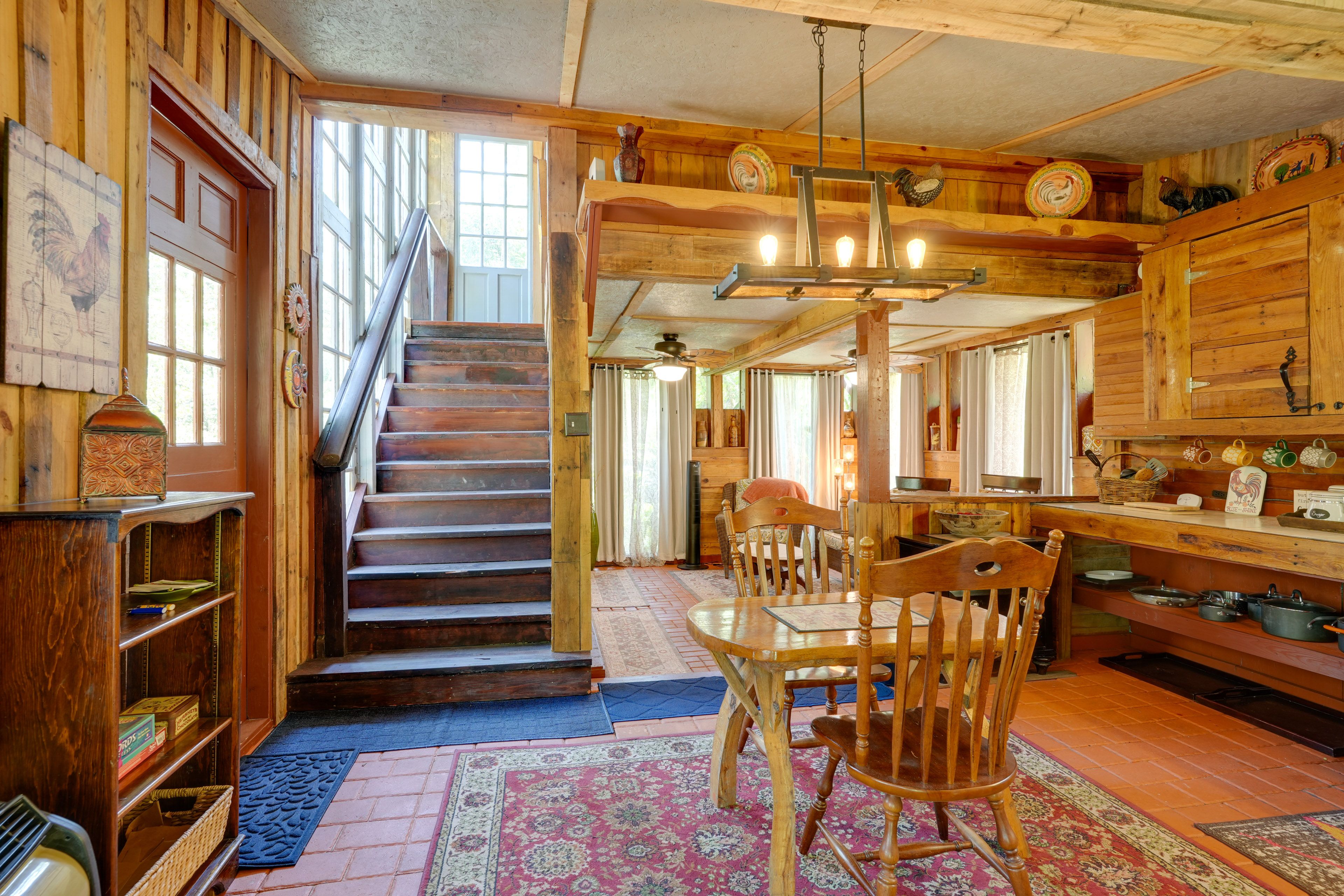 Stairs to Access 2nd Floor