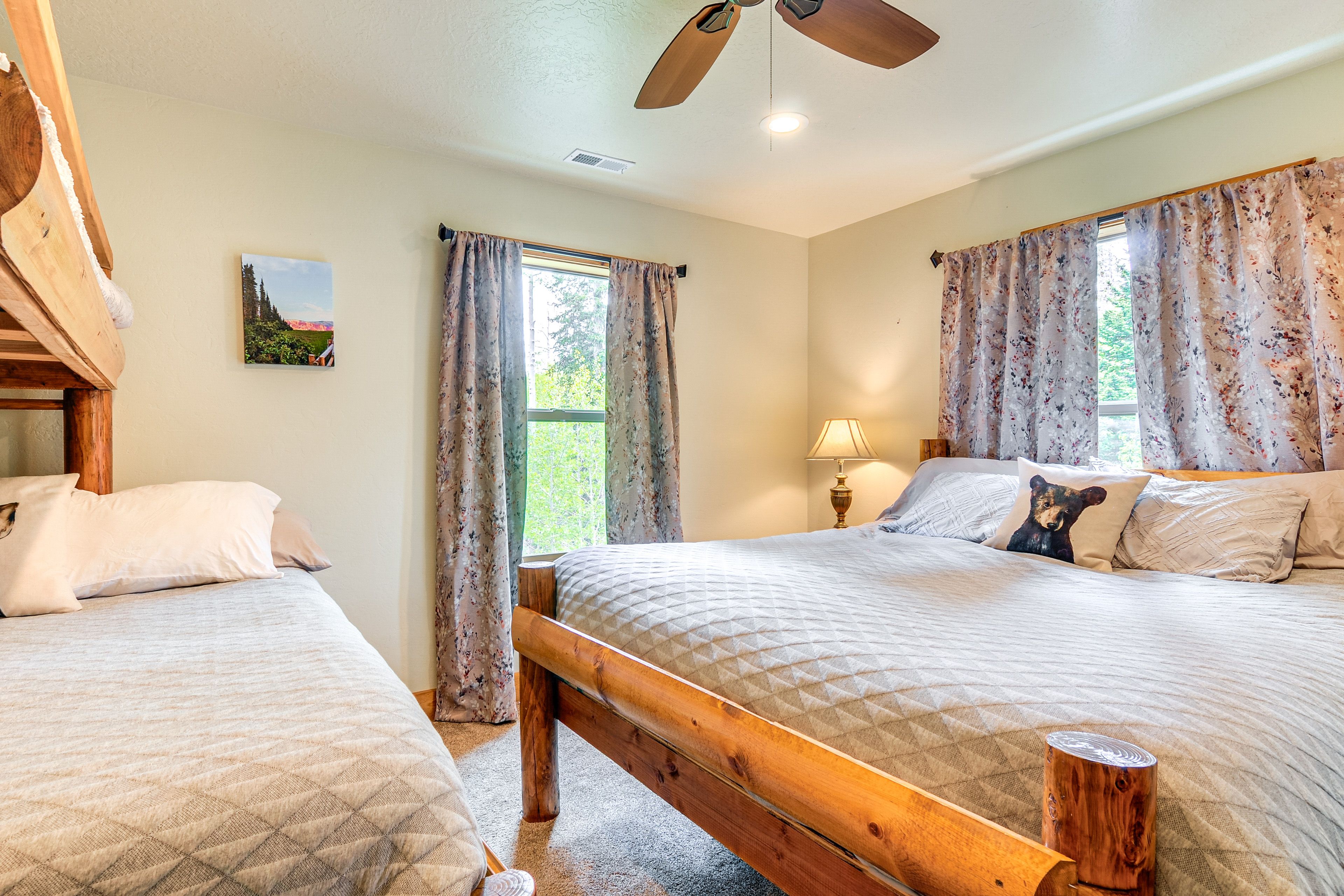 Bedroom 4 | King Bed | Full/Queen Bunk Bed | Upper Floor