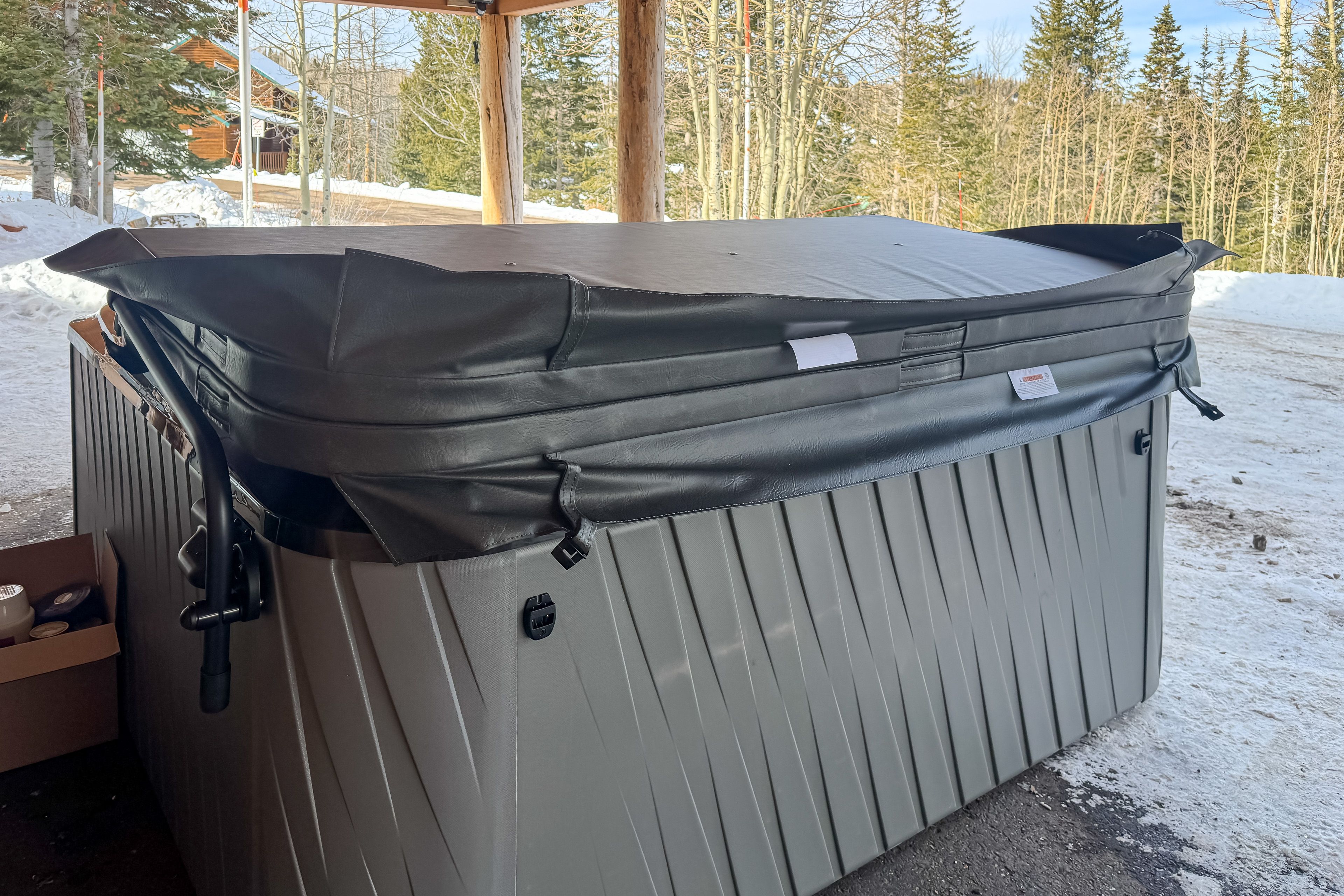 Covered Patio | Private Hot Tub