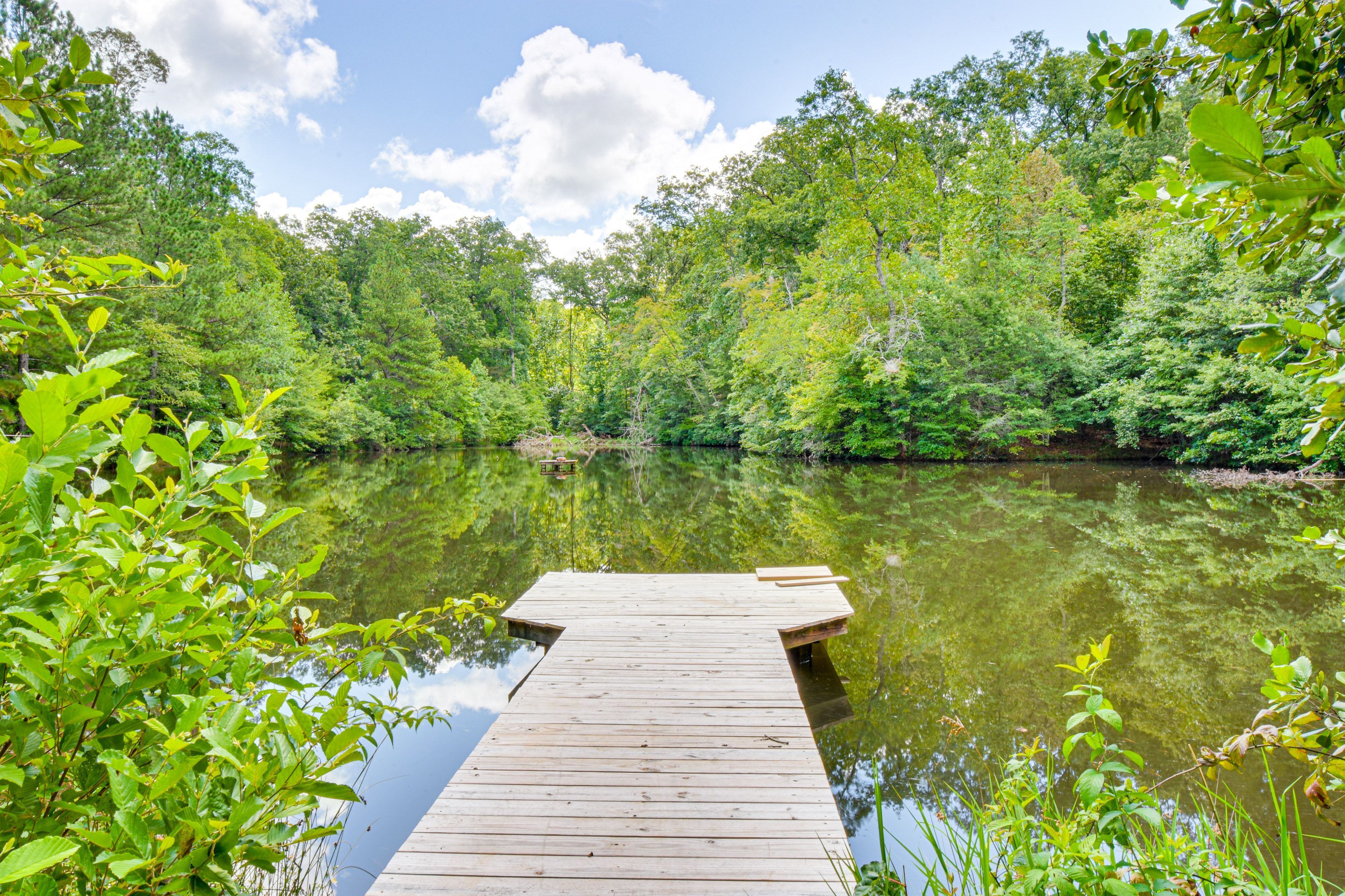 Private Pond | Bass Fishing | Dock
