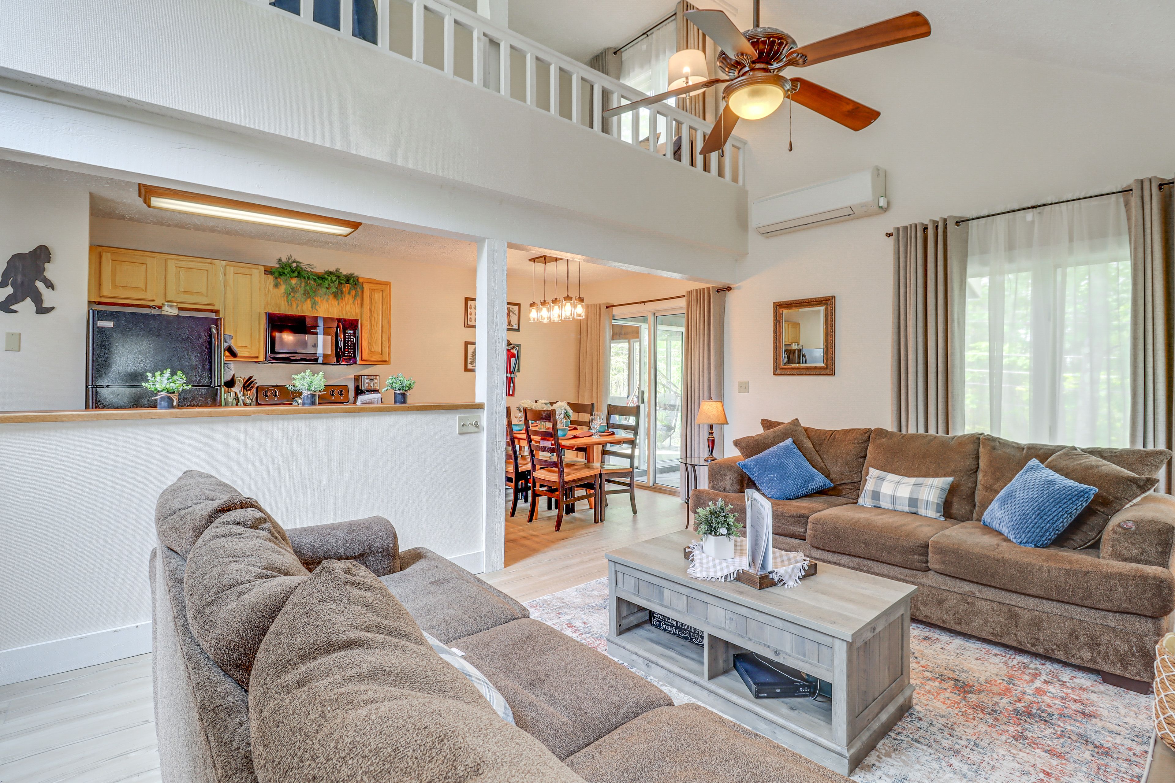 Living Room | 1st Floor | Mini-Split A/C & Heat Units | Free WiFi