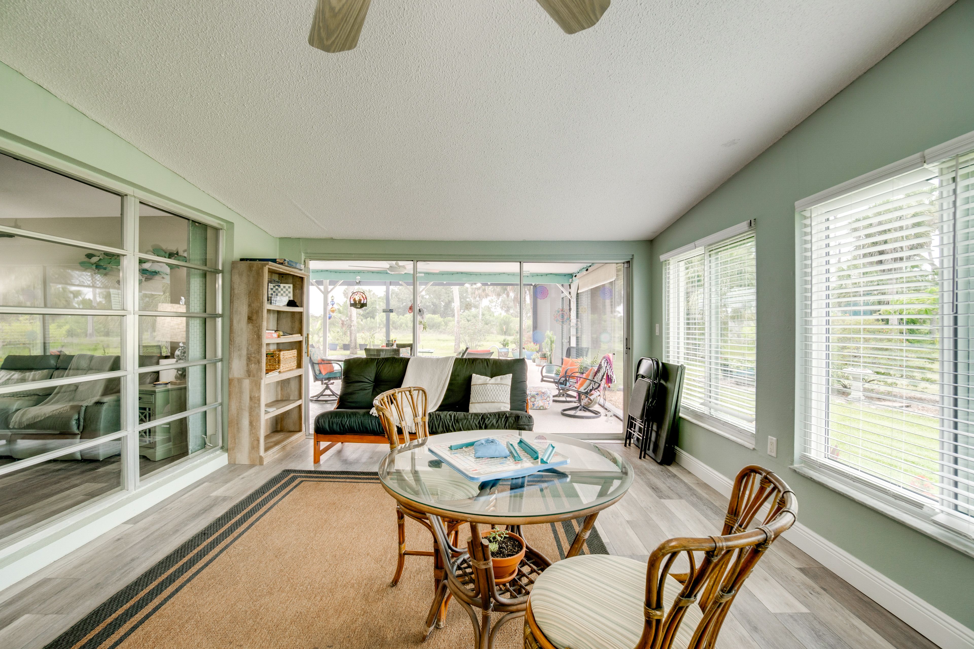 Bedroom 3 | Card Table | Board Games | 2 Twin Beds | Full Futon