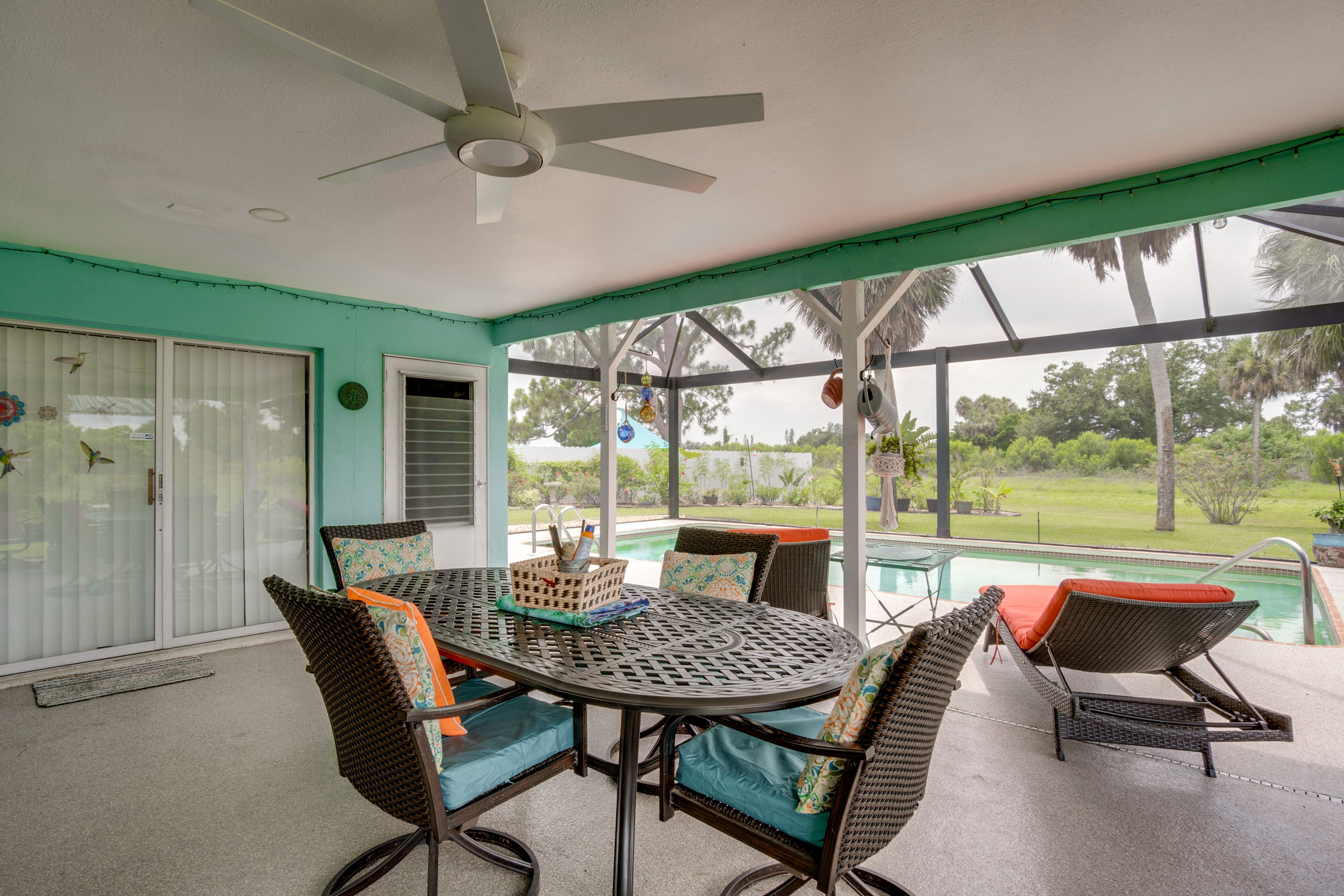 House Exterior | Furnished Lanai | Dining Area | Gas Grill