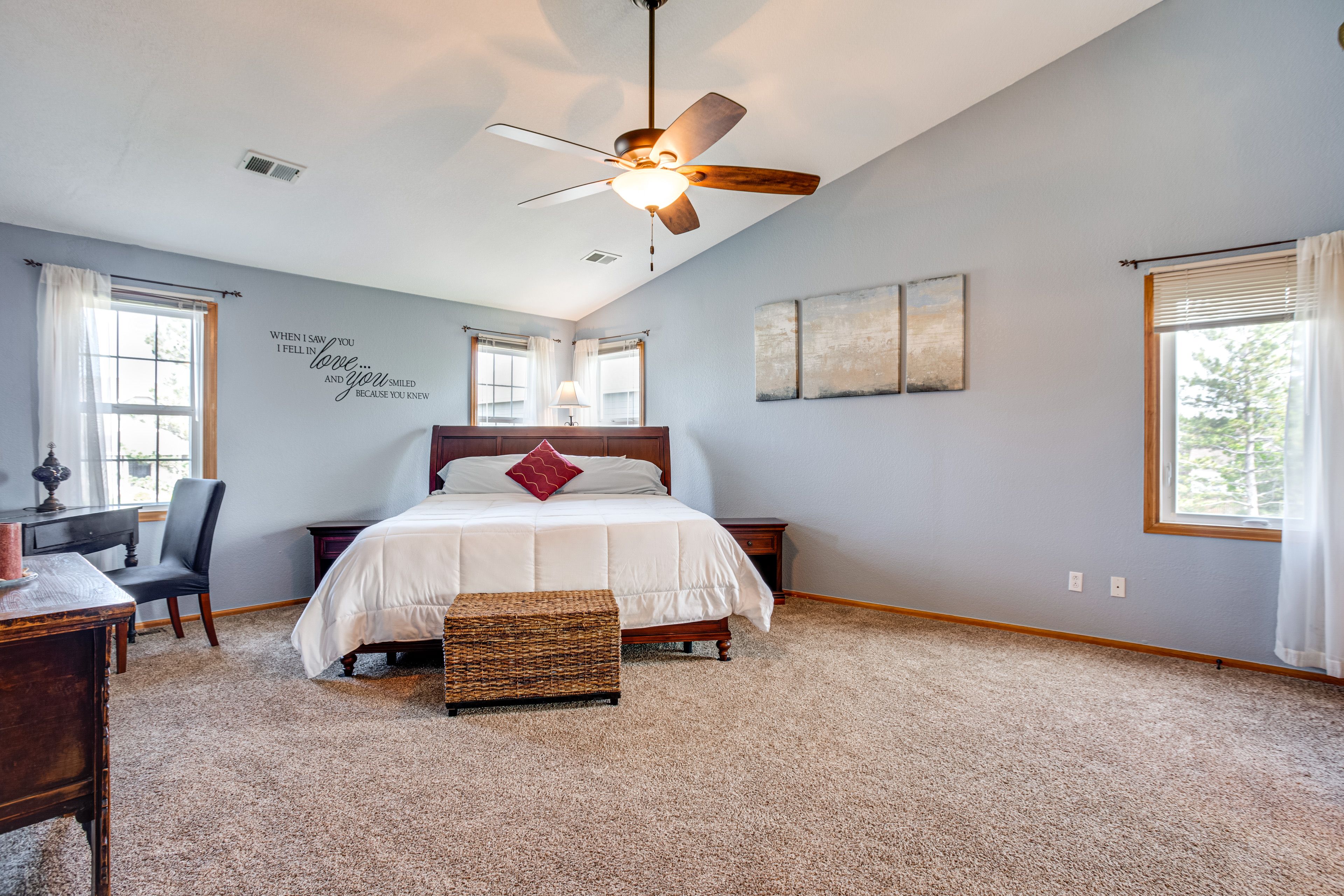 Bedroom 1 | 2nd Floor | King Bed | Linens Provided