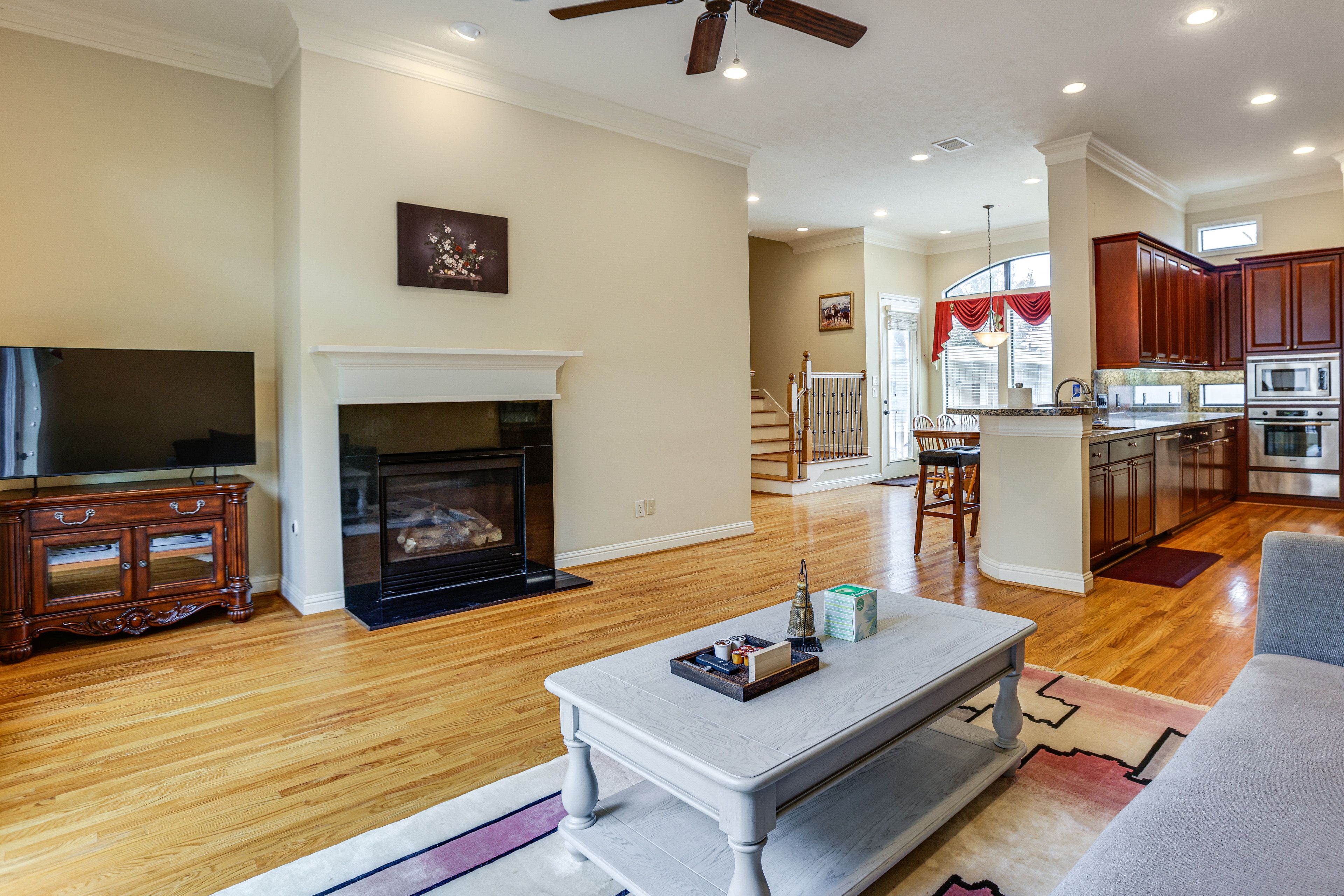 Houston Vacation Rental | 3BR | 3.5BA | 2,300 Sq Ft | Stairs Required