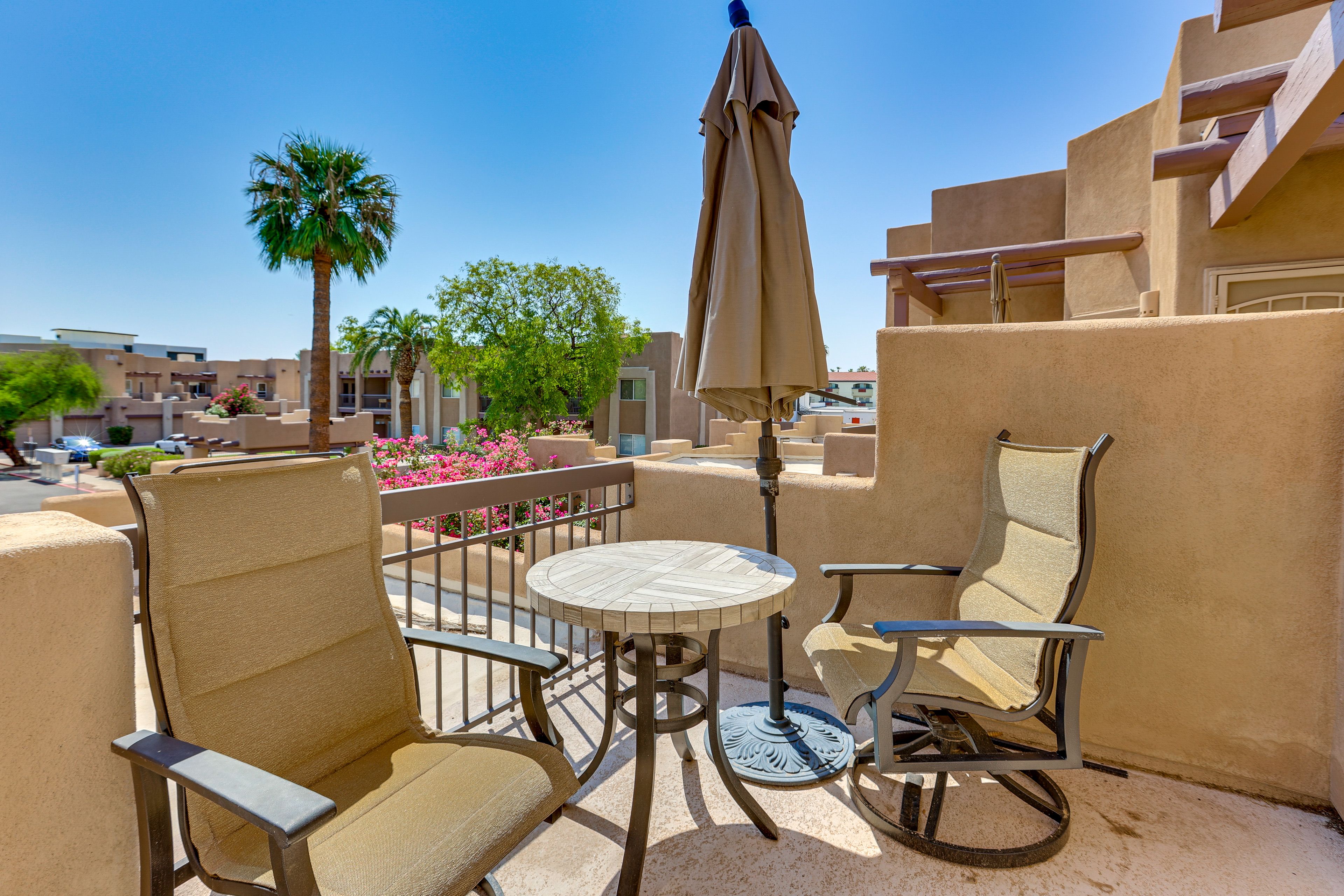 Scottsdale Vacation Rental | 2BR | 2BA | 1,147 Sq Ft | Stairs to Access