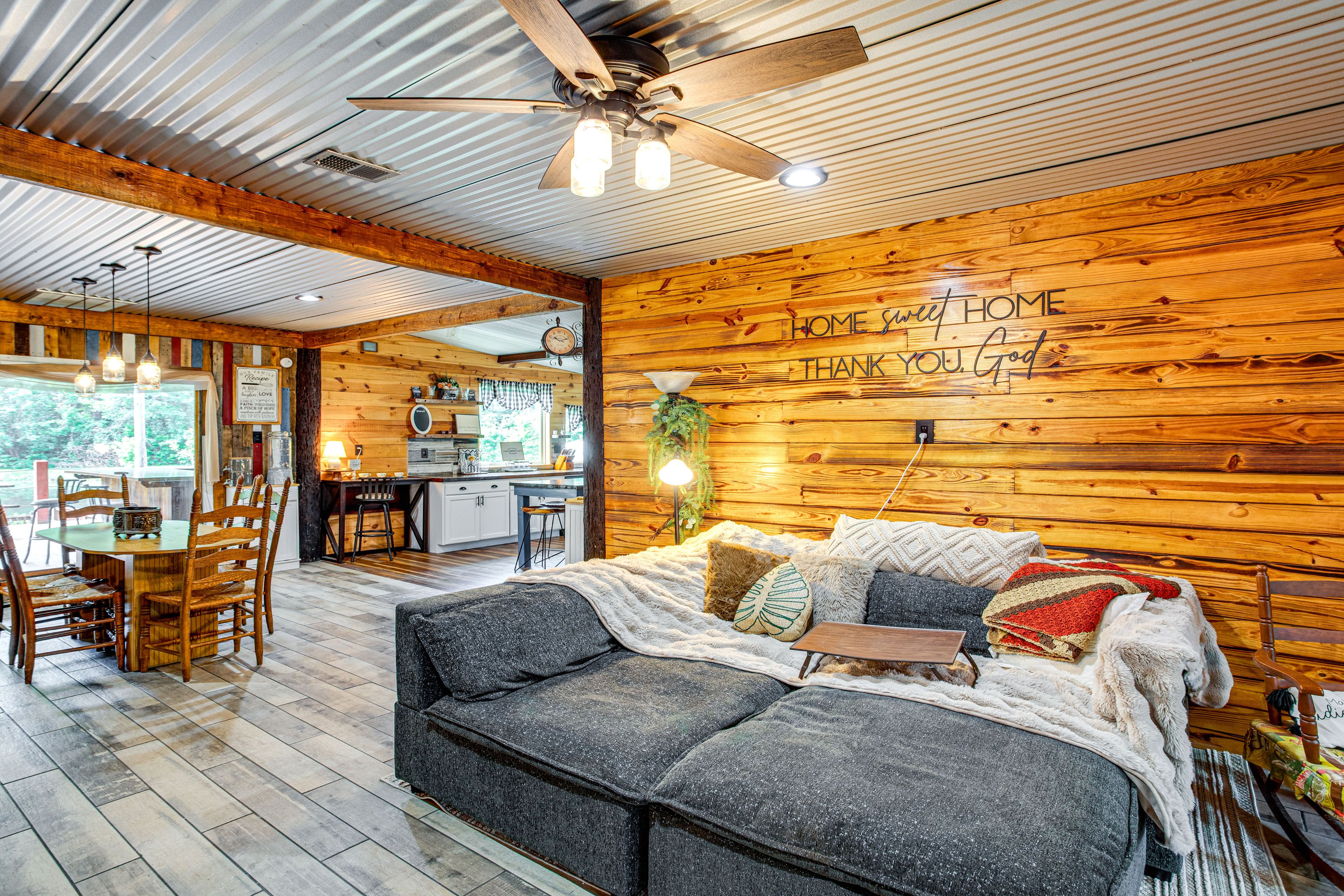 Norway Vacation Rental | 2BR | 1.5BA | 1 Small Step to Enter | 1,900 Sq Ft