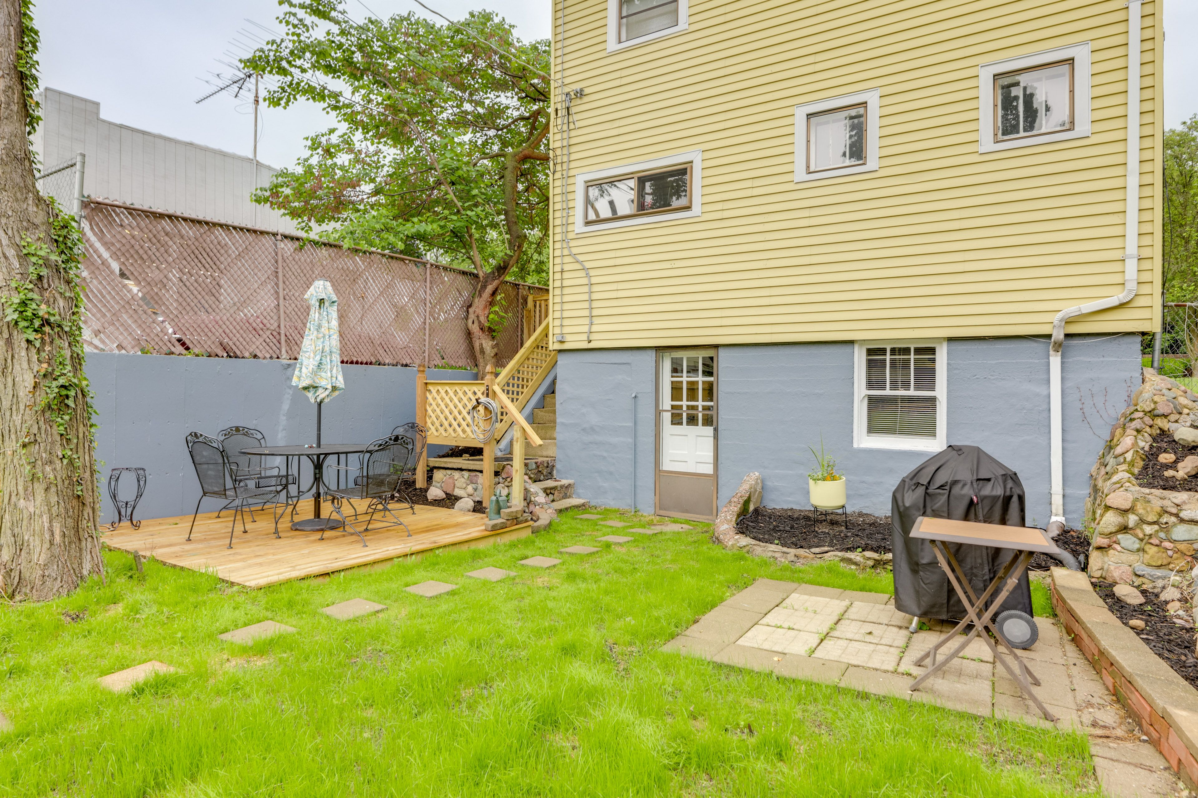 Fenced-In Yard | Grill