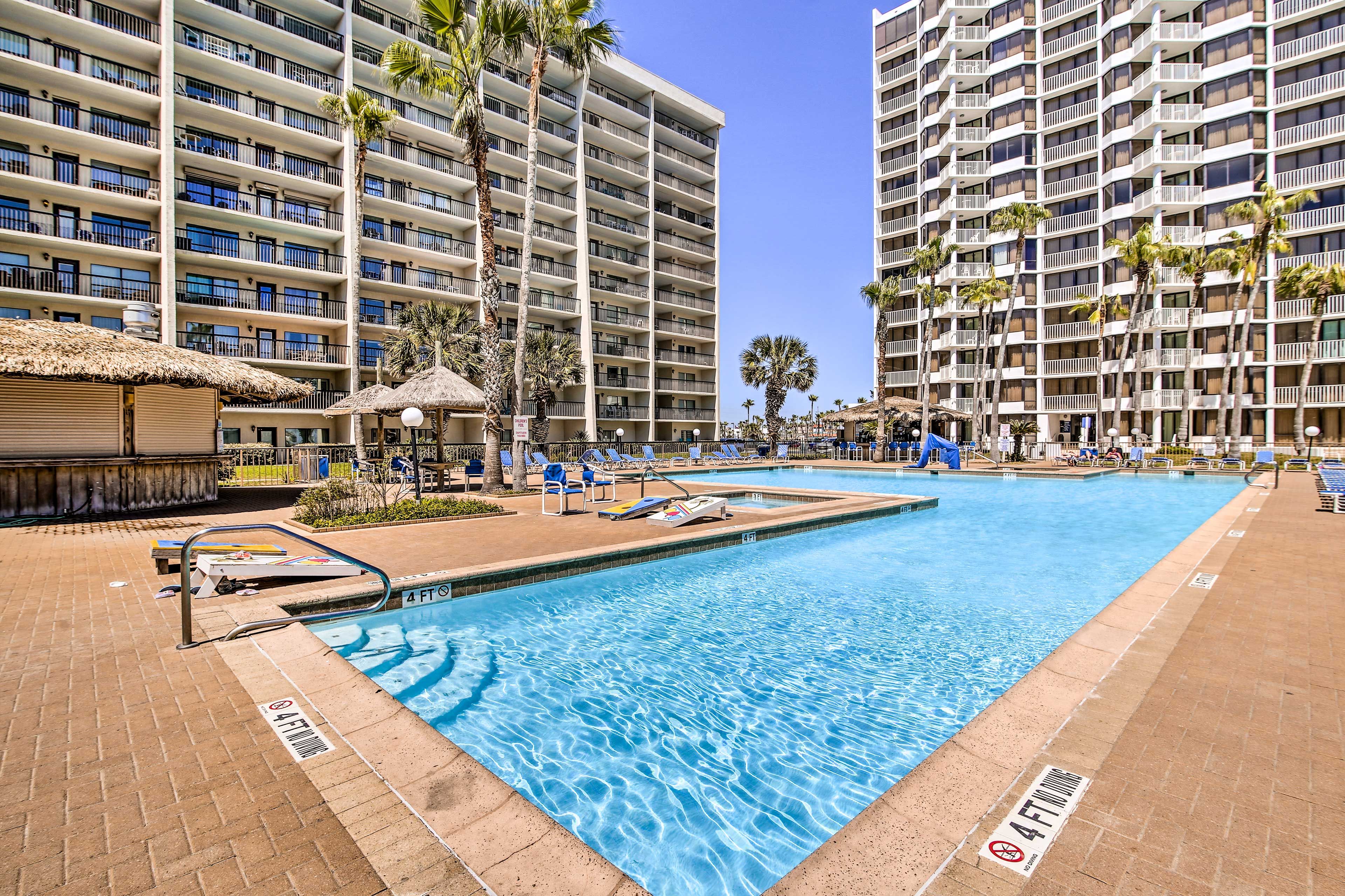 Saida Towers | Community Amenities | Outdoor Pool | Beach Access On-Site