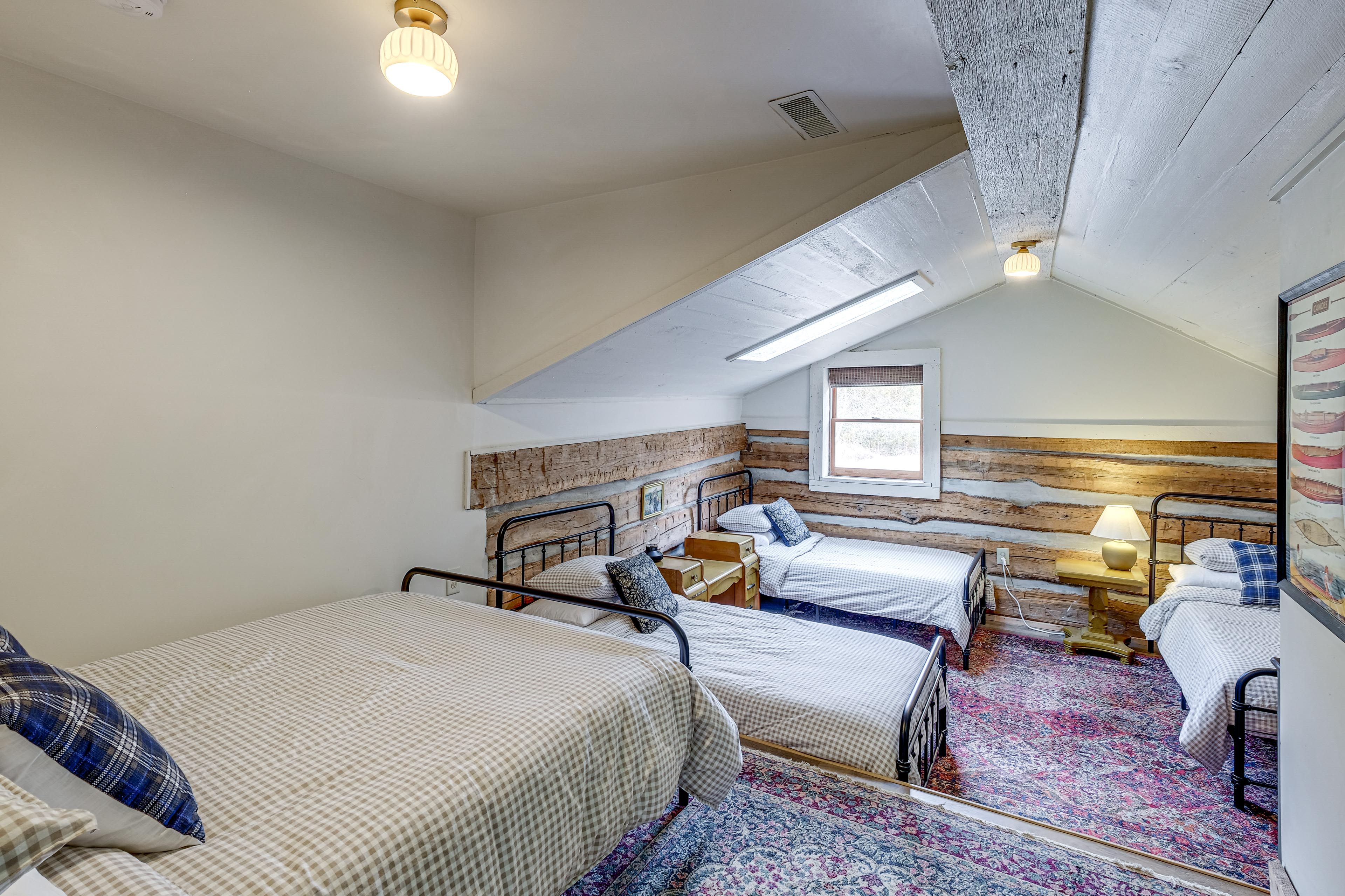 Bedroom 4 | 2 Full Beds | 2 Twin Beds | 2nd Floor