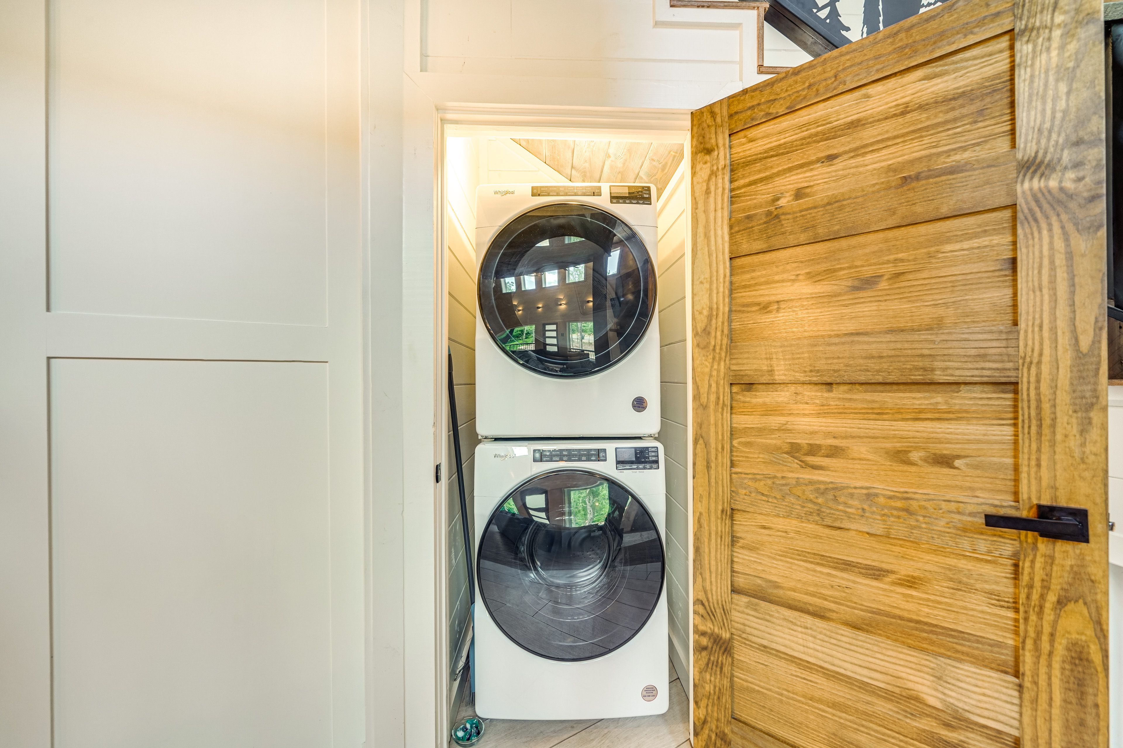 Staircase to 2nd Floor | In-Unit Laundry | Nook