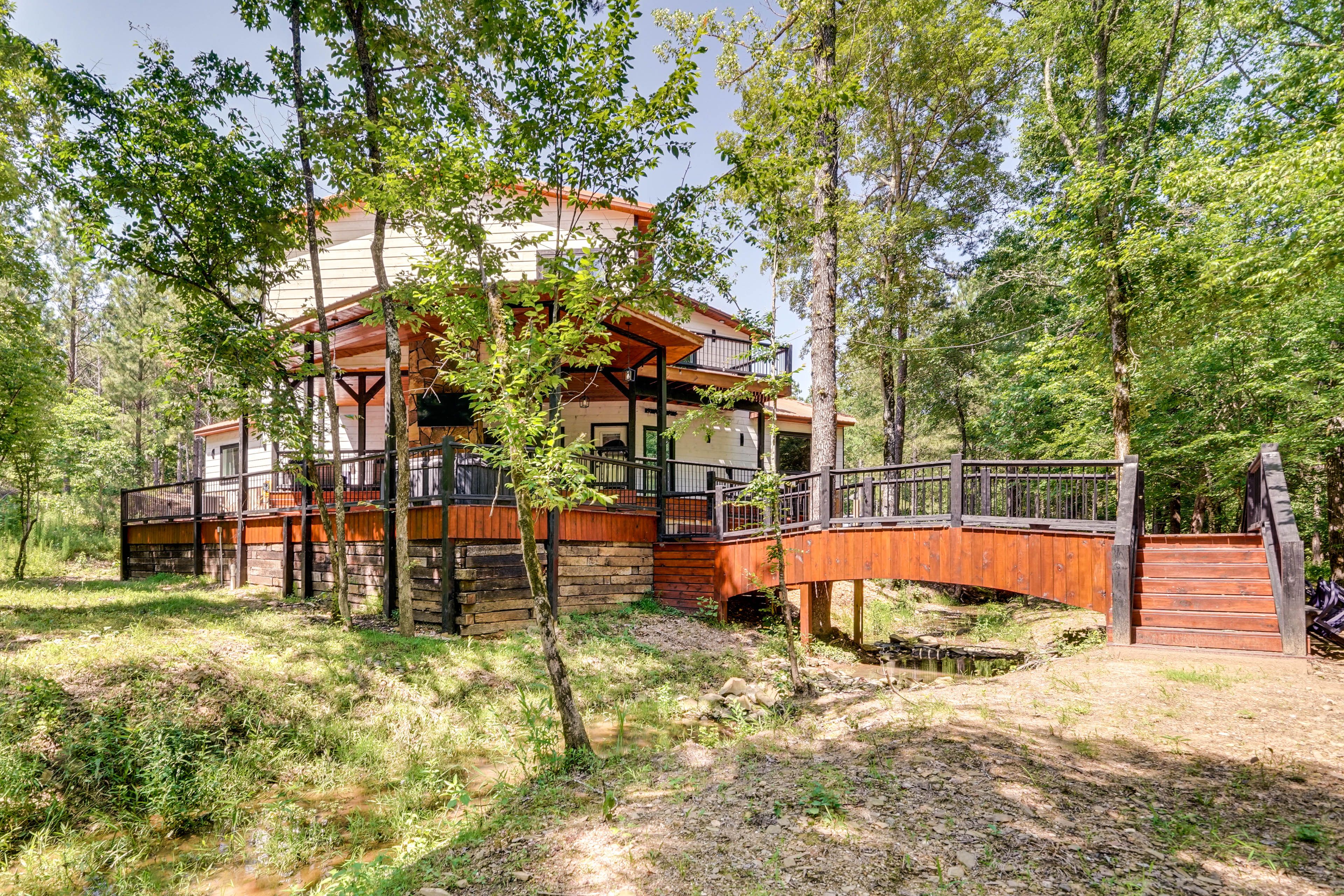 Wooded Surroundings | Creek Access On-Site | Fire Pit (Seasonal)