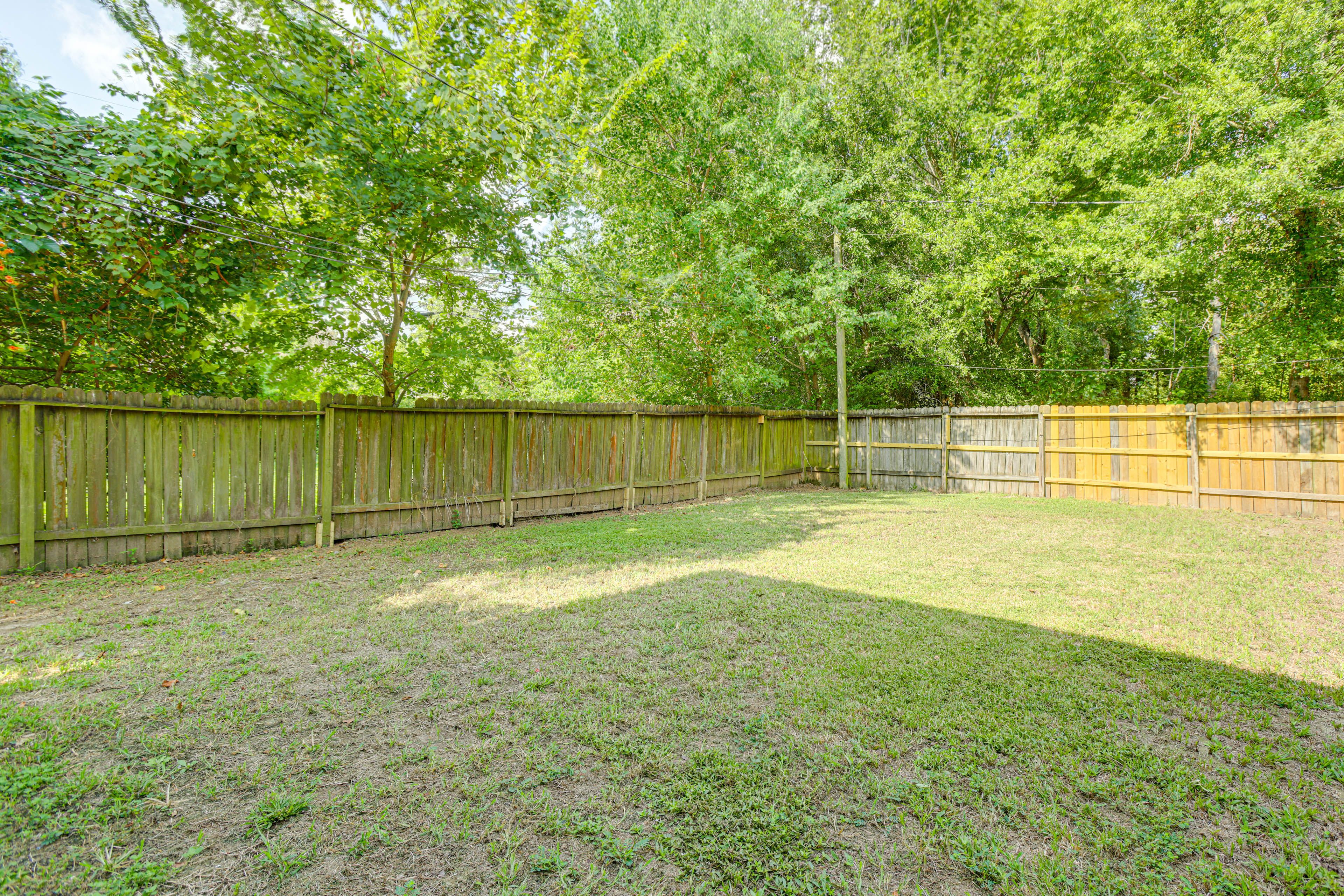 Fenced Backyard
