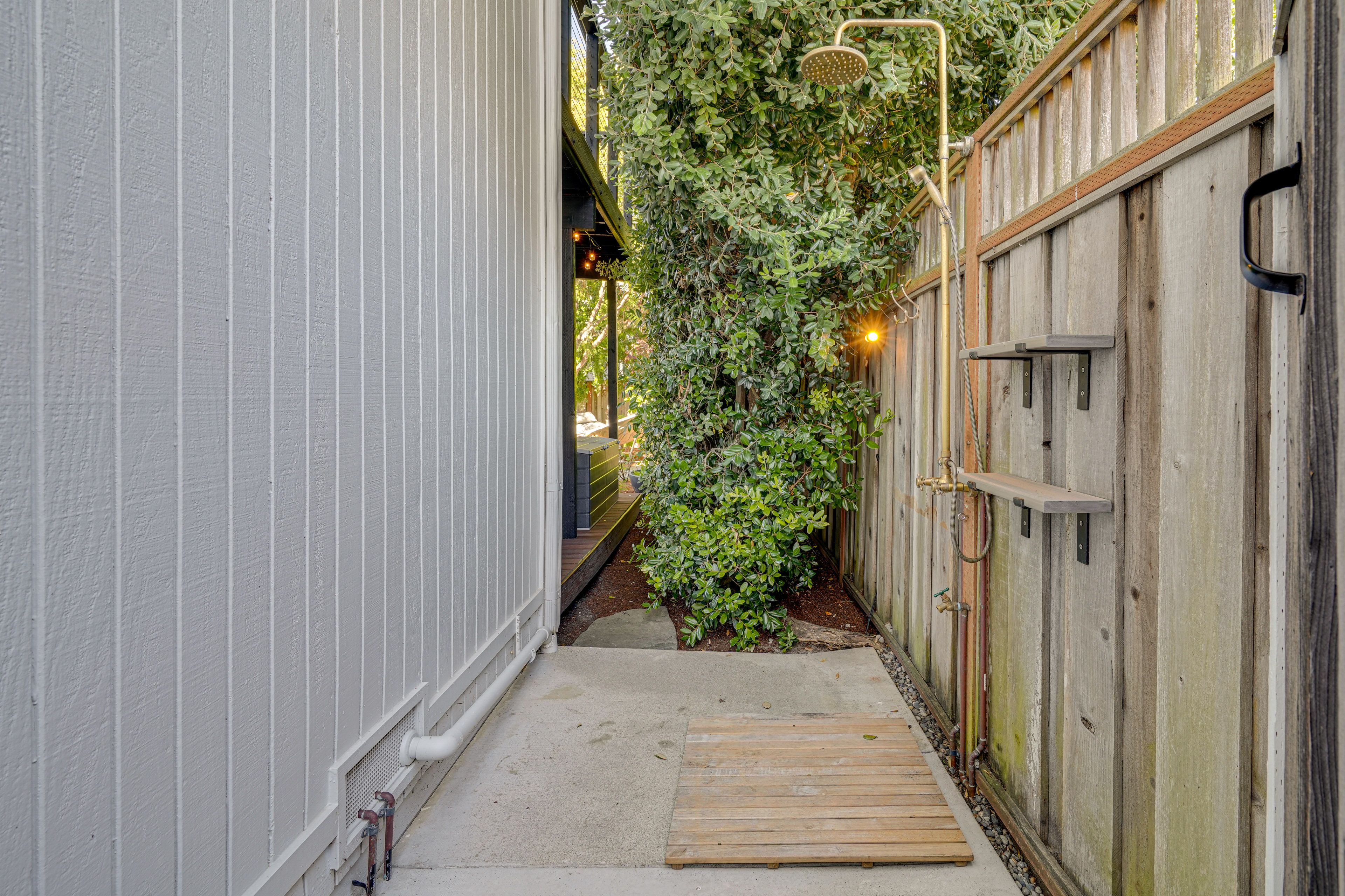 House Exterior | Shower