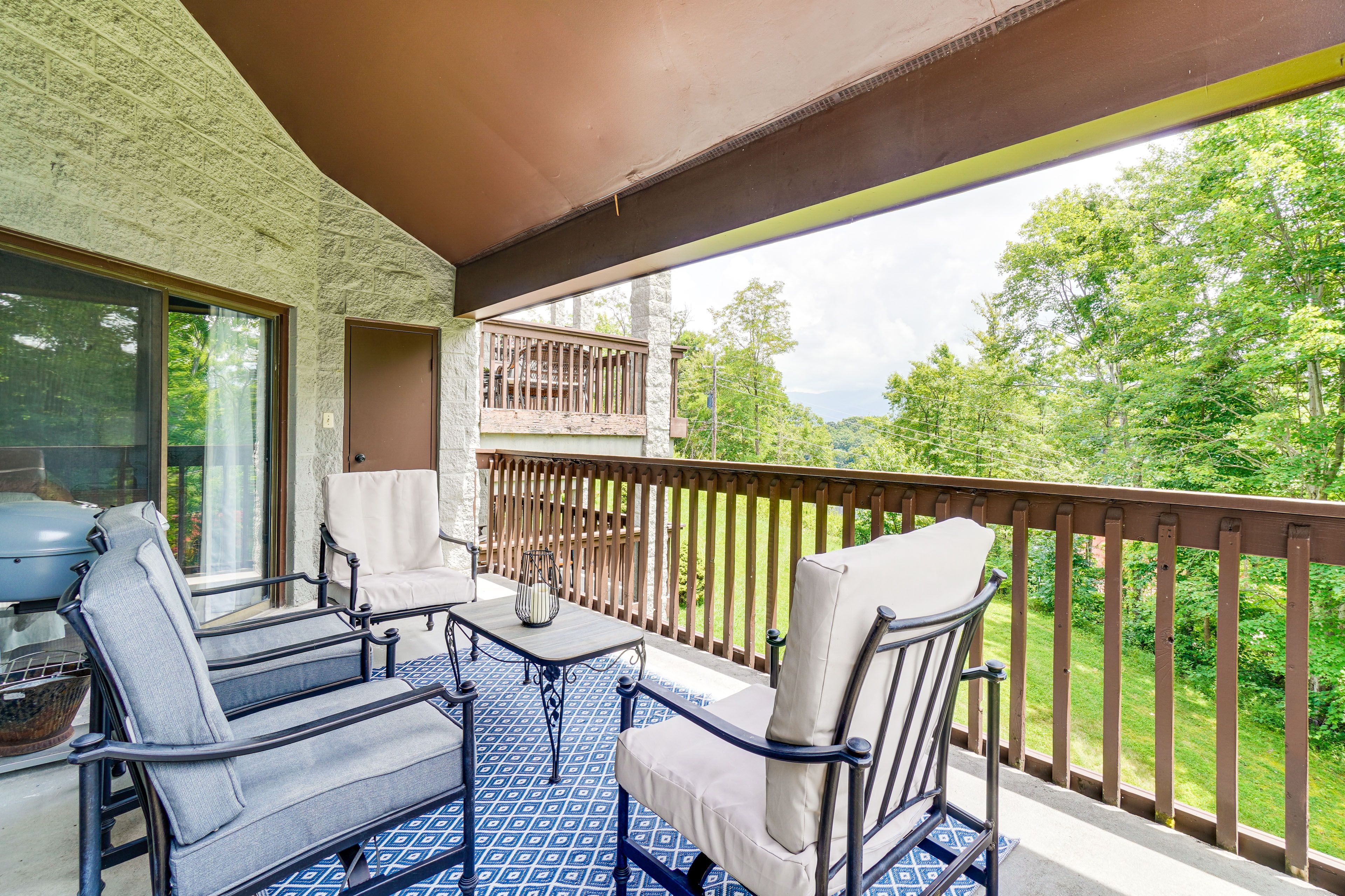 Private Deck | 1st Floor | Access via Living Room