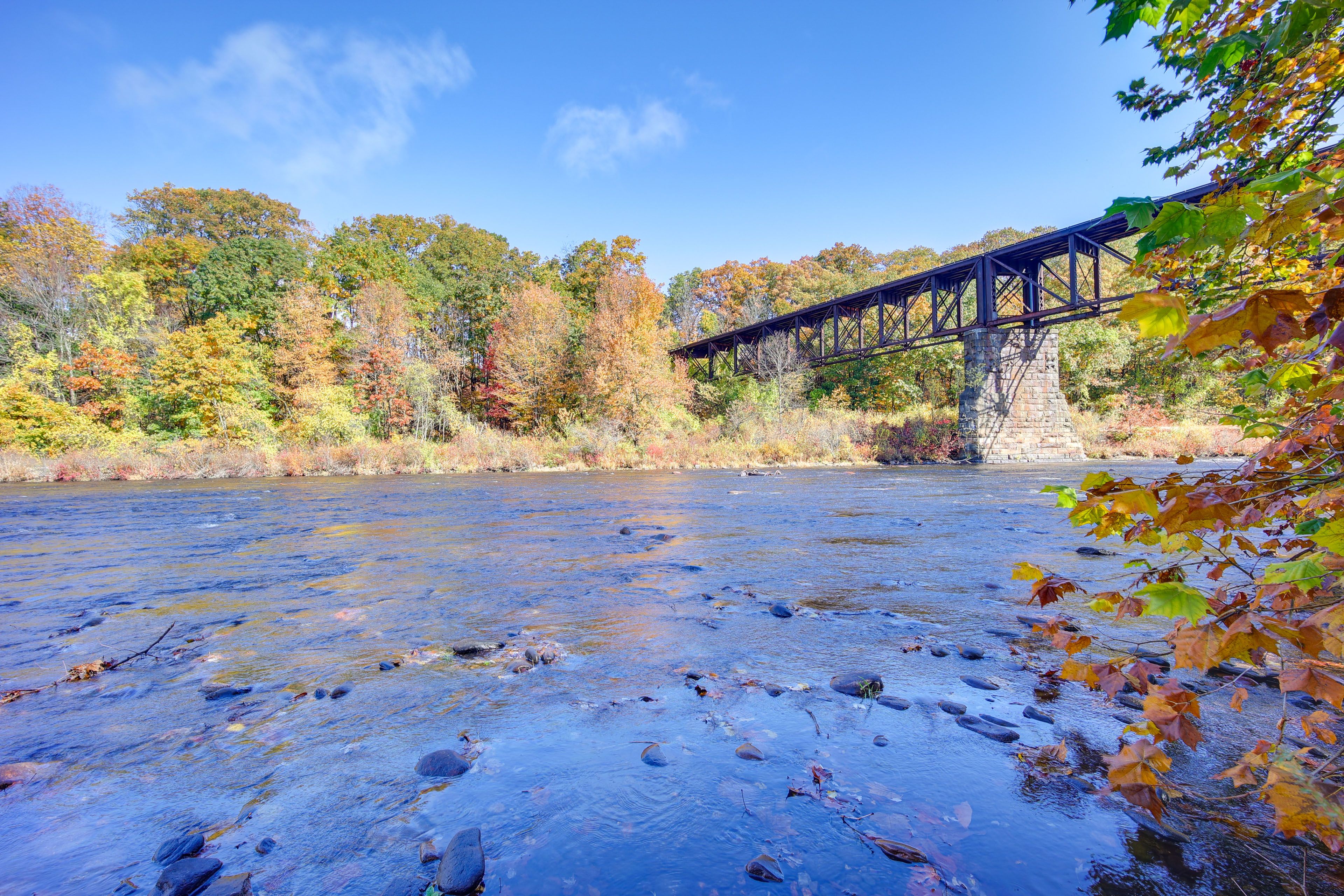 Millers Falls Vacation Rental | 2BR | 1BA | Steps Required | 1,000 Sq Ft