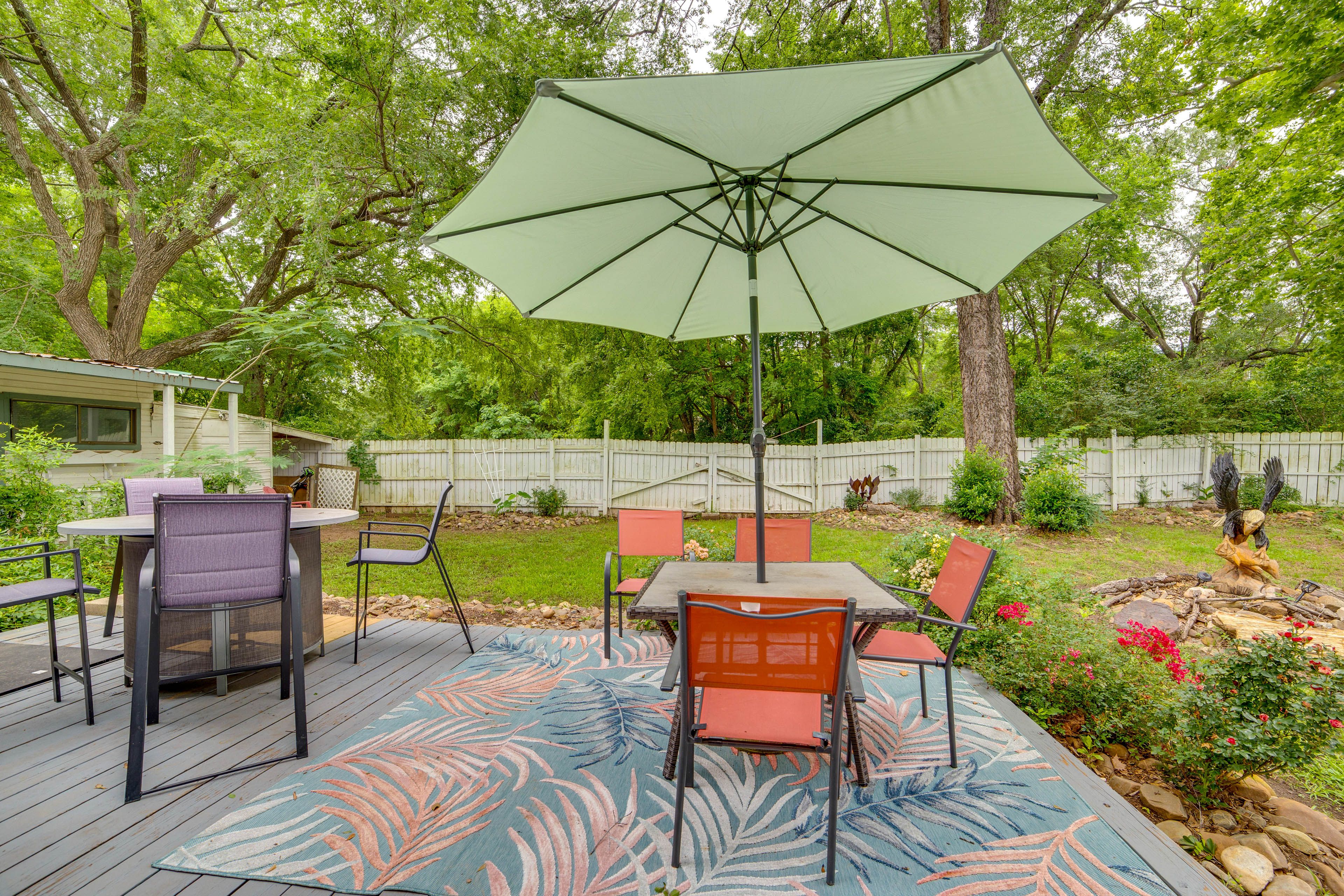 Deck | Fenced-In Yard