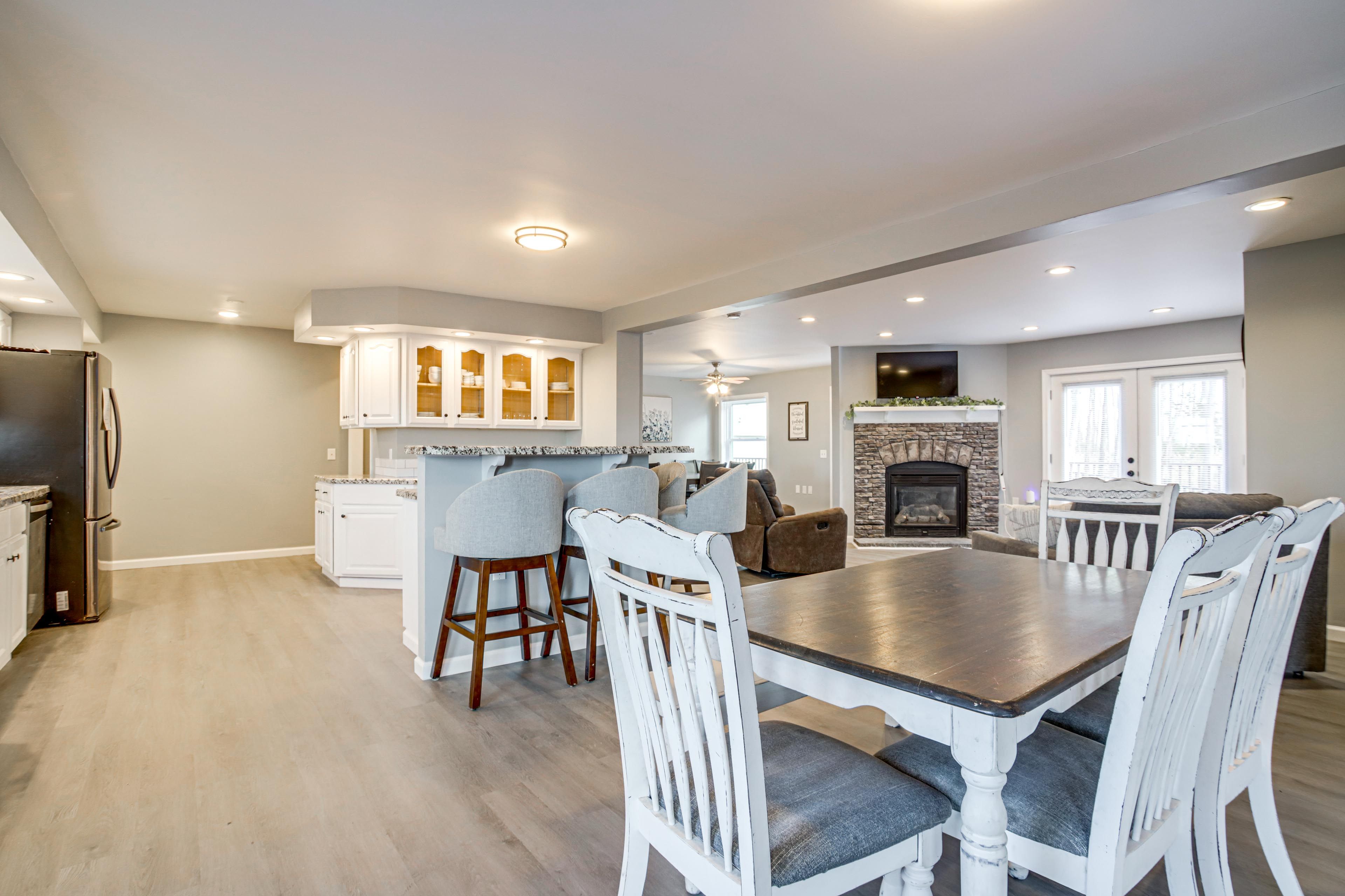 Dining Area | Dishware & Flatware | 1st Floor