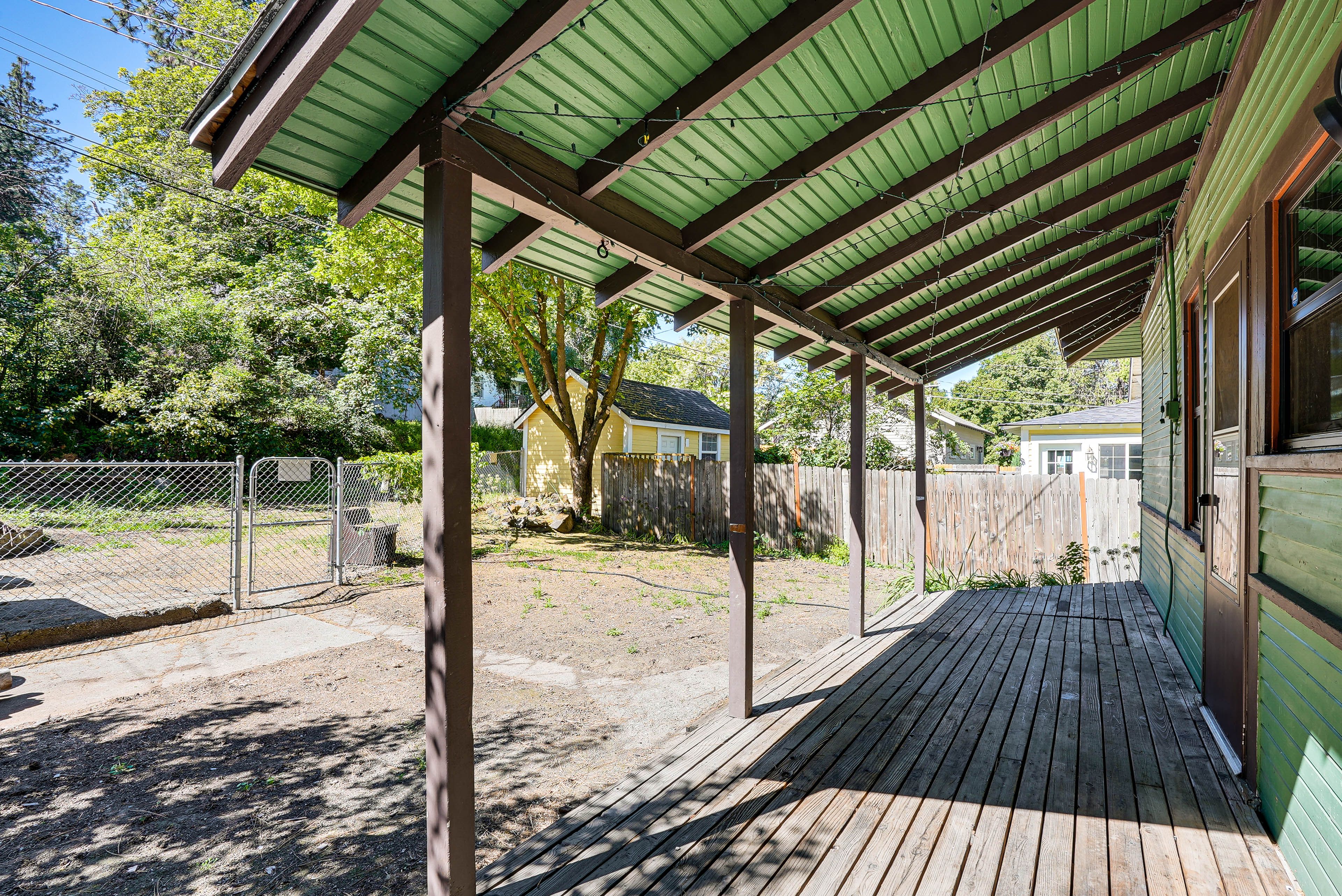 Fenced Backyard | Back Porch