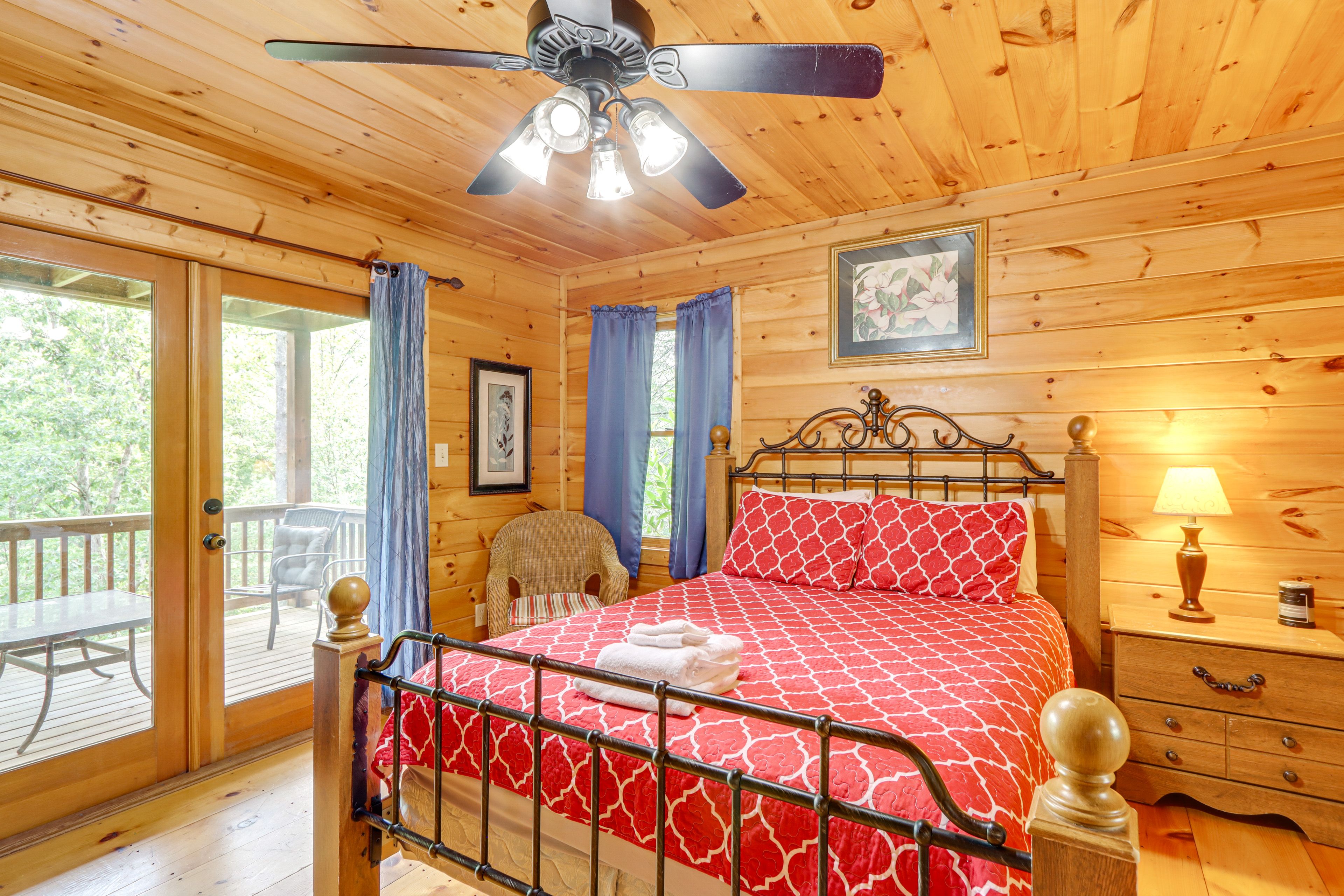 Bedroom 1 | Queen Bed | Main Level | Private Balcony