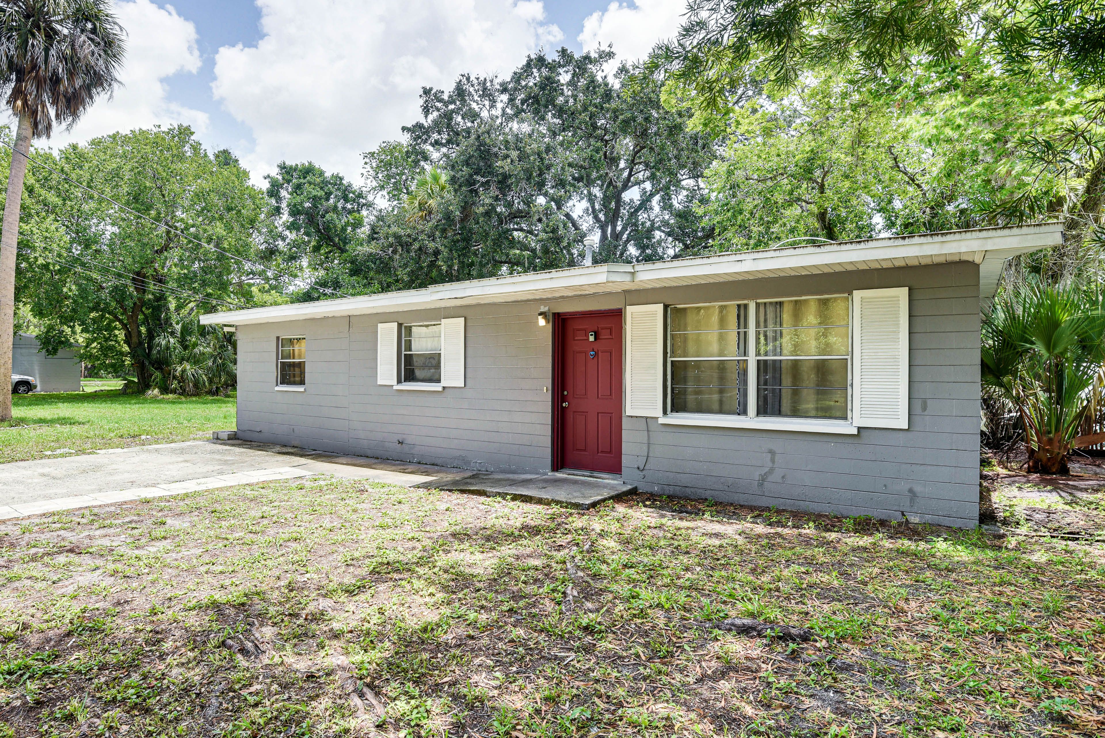 Property Exterior | Private Yard & Patio | Gas Grill