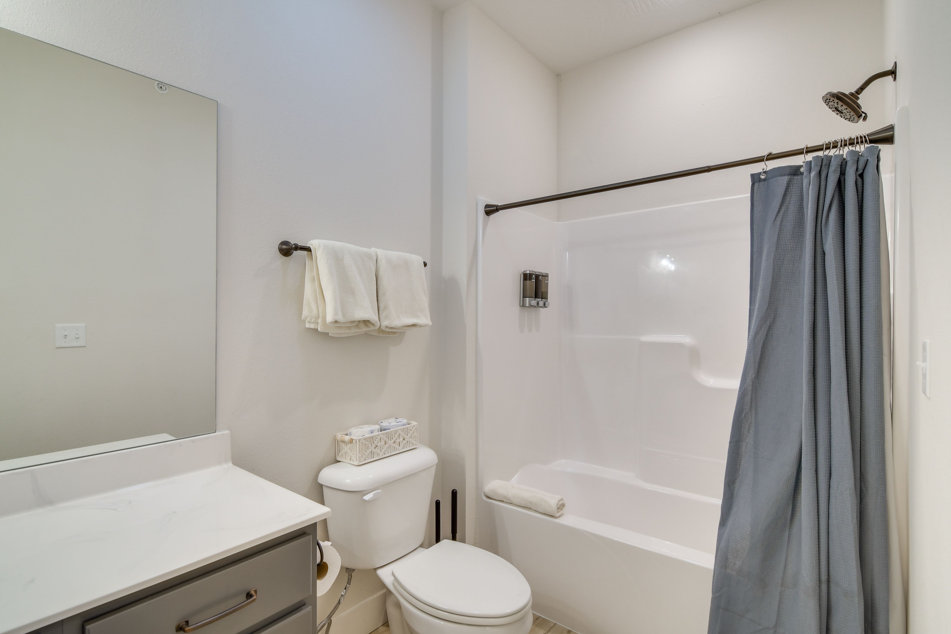 En-Suite Bathroom | Towels Provided | Main Level