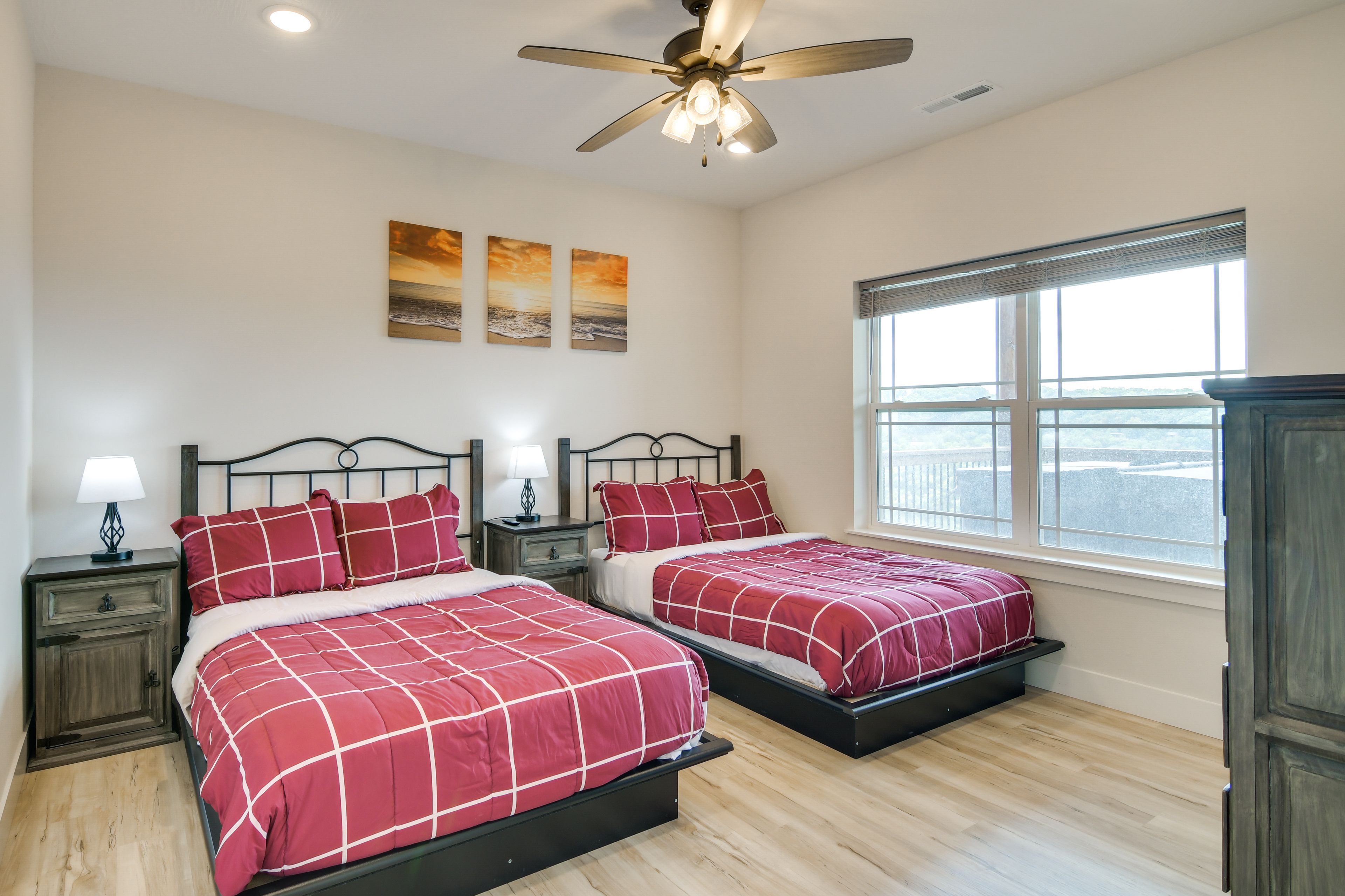 Bedroom 5 | 2 Queen Beds | Lower Level
