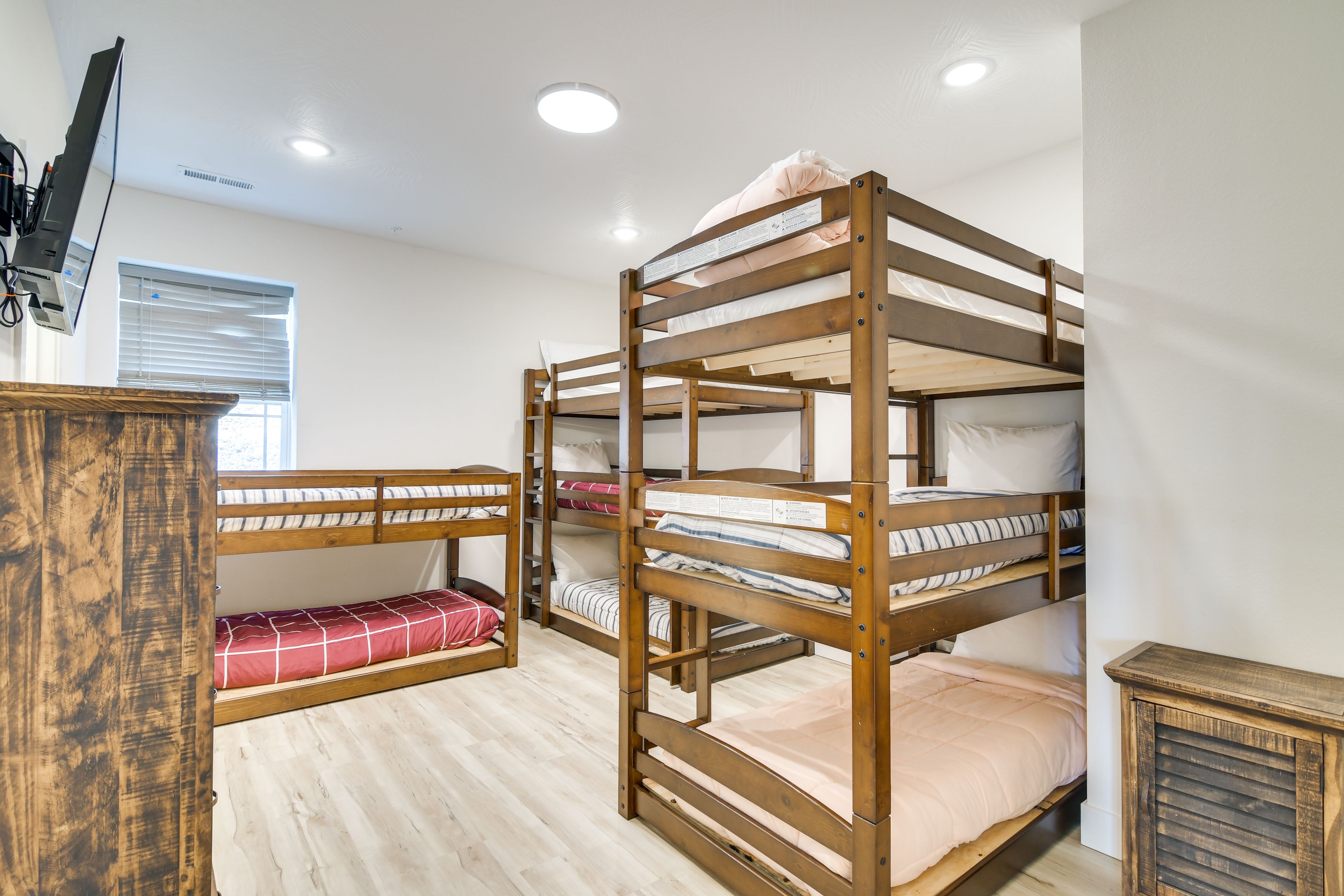 Bedroom 7 | Twin Bunk Bed | 2 Triple Twin Bunk Beds | Lower Level