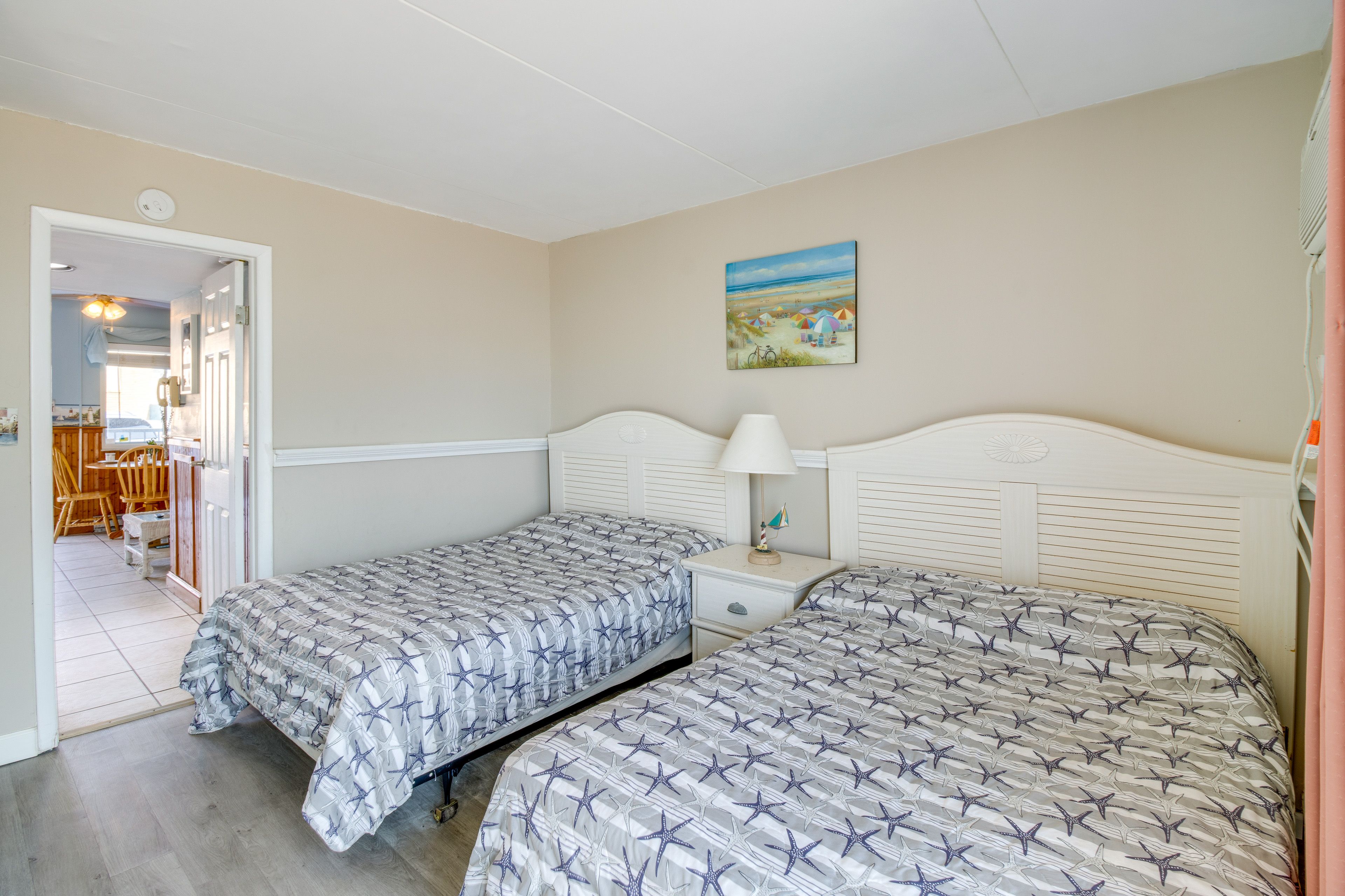 Bedroom | 2 Full Beds | Linens Provided