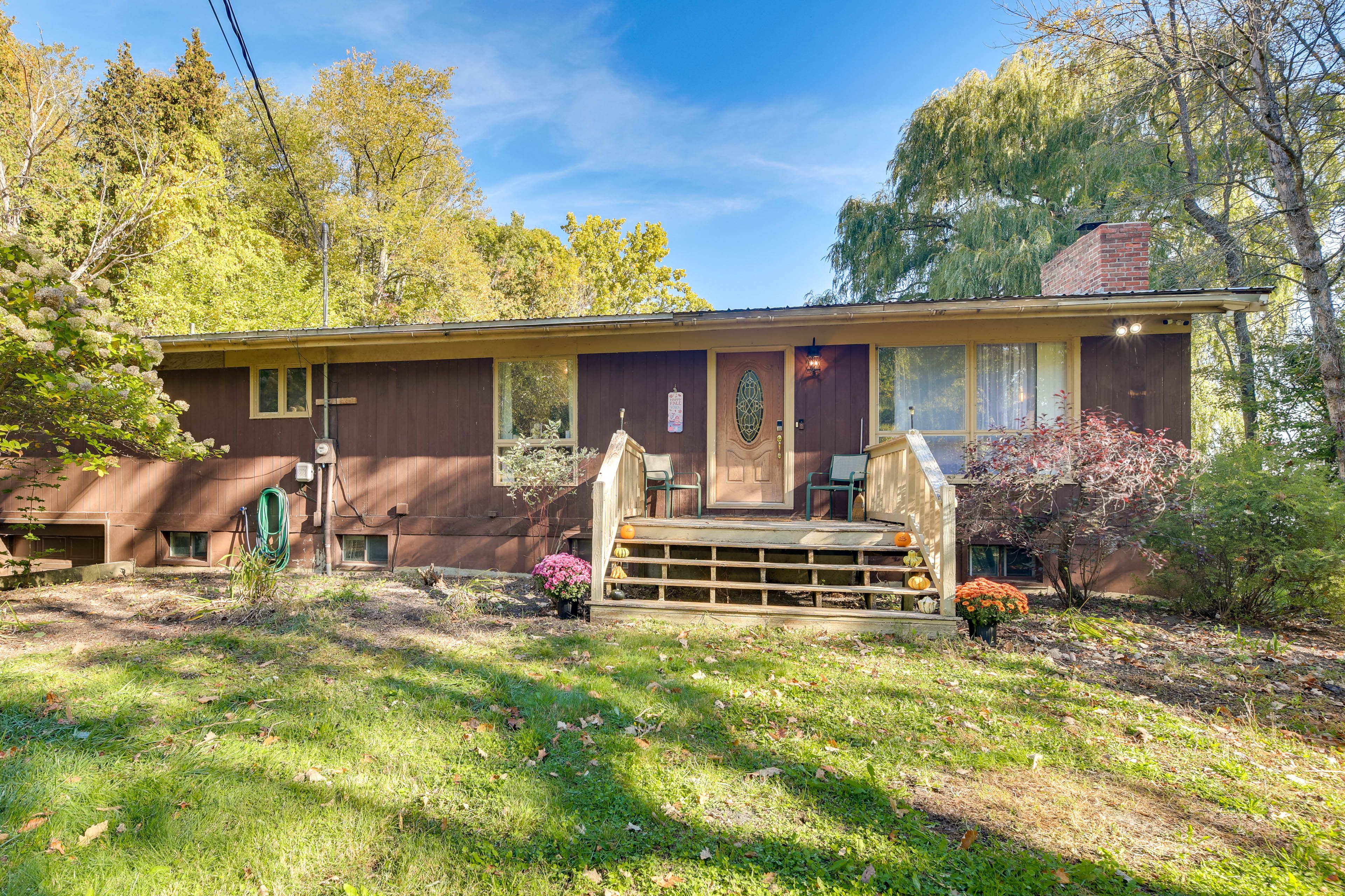 Front Entrance in Summer