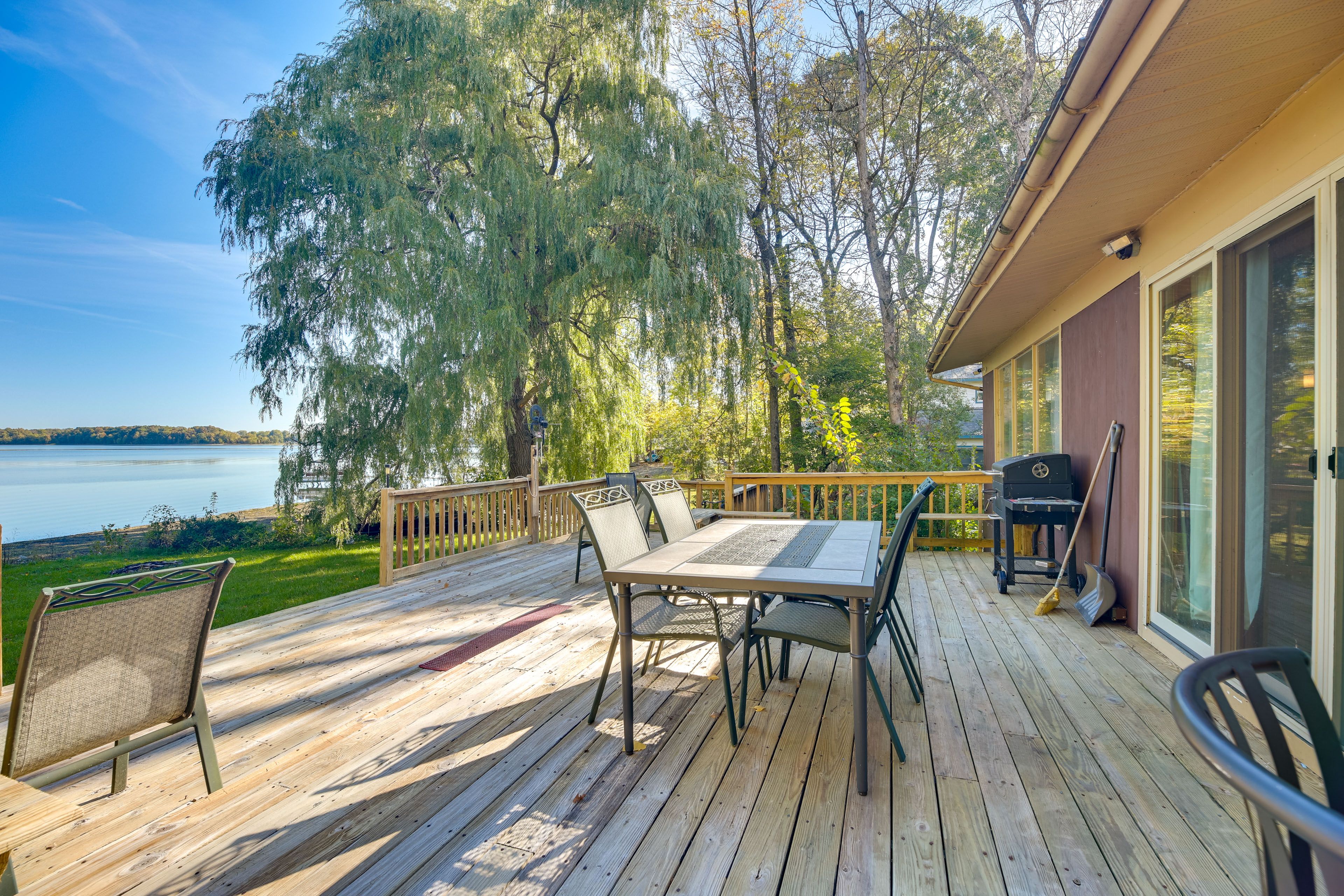 Summer Exterior | Private Deck | Outdoor Dining | Lake Views