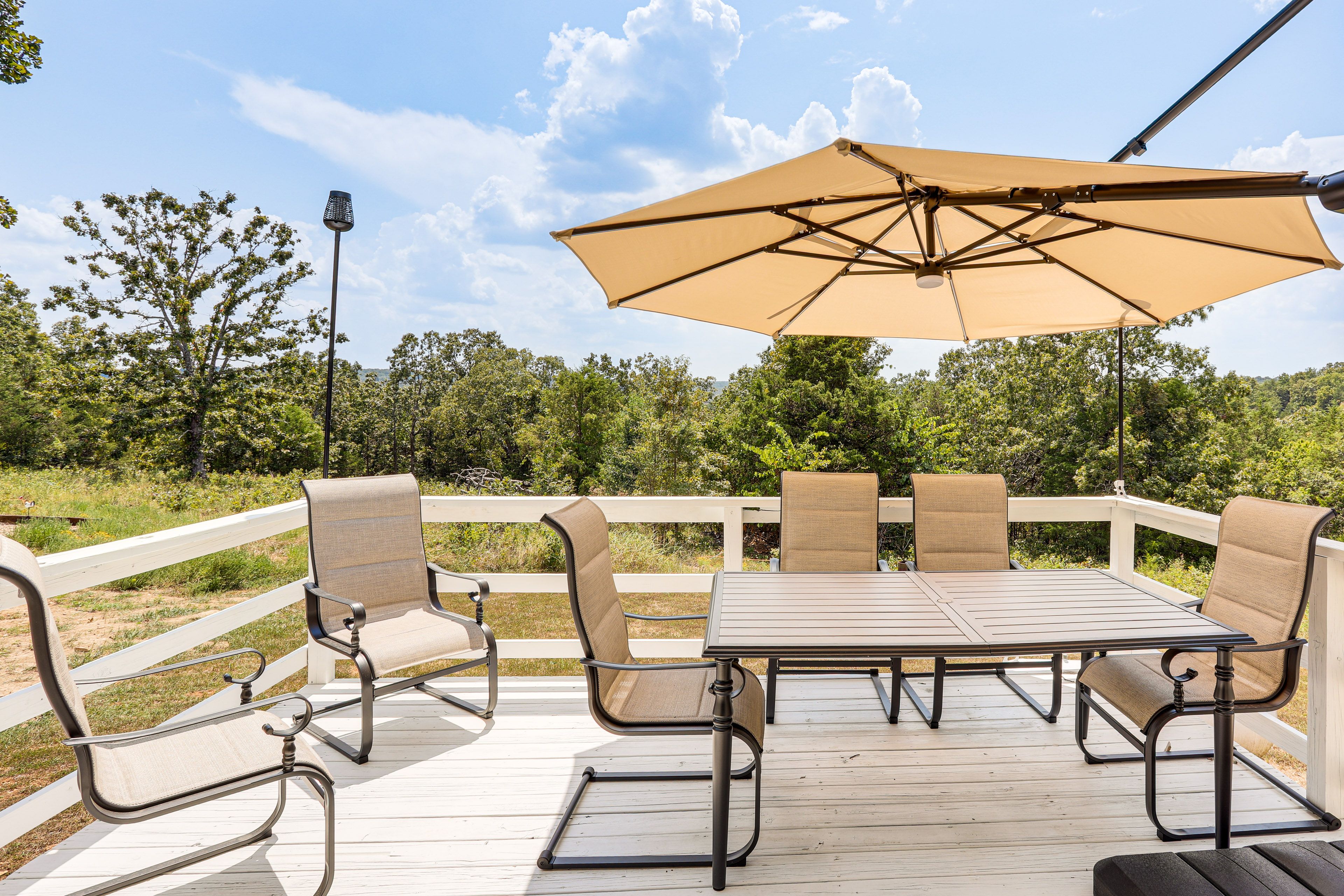 Private Deck | Single-Story Home
