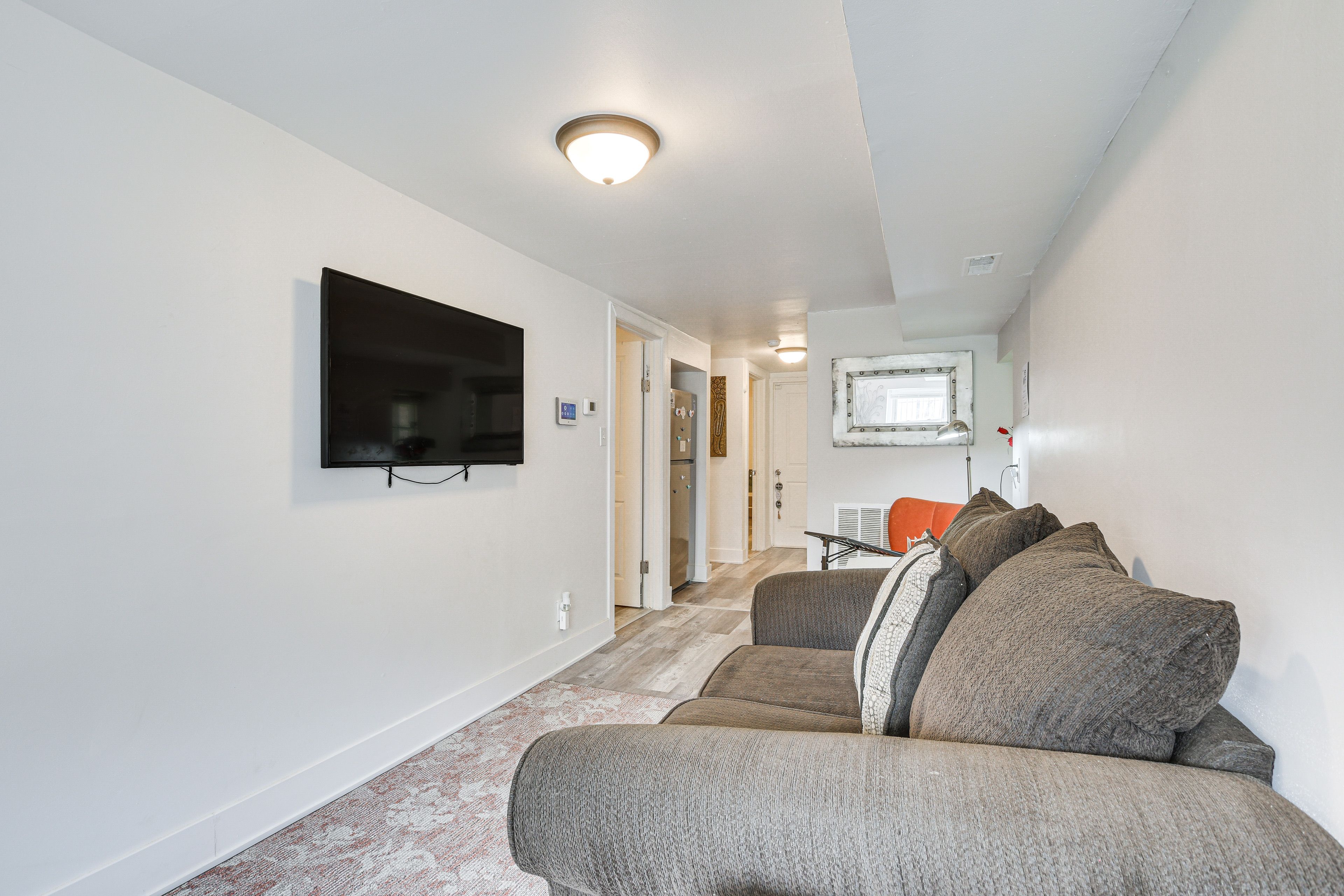 Living Room | Smart TV | Laptop-Friendly Workspace