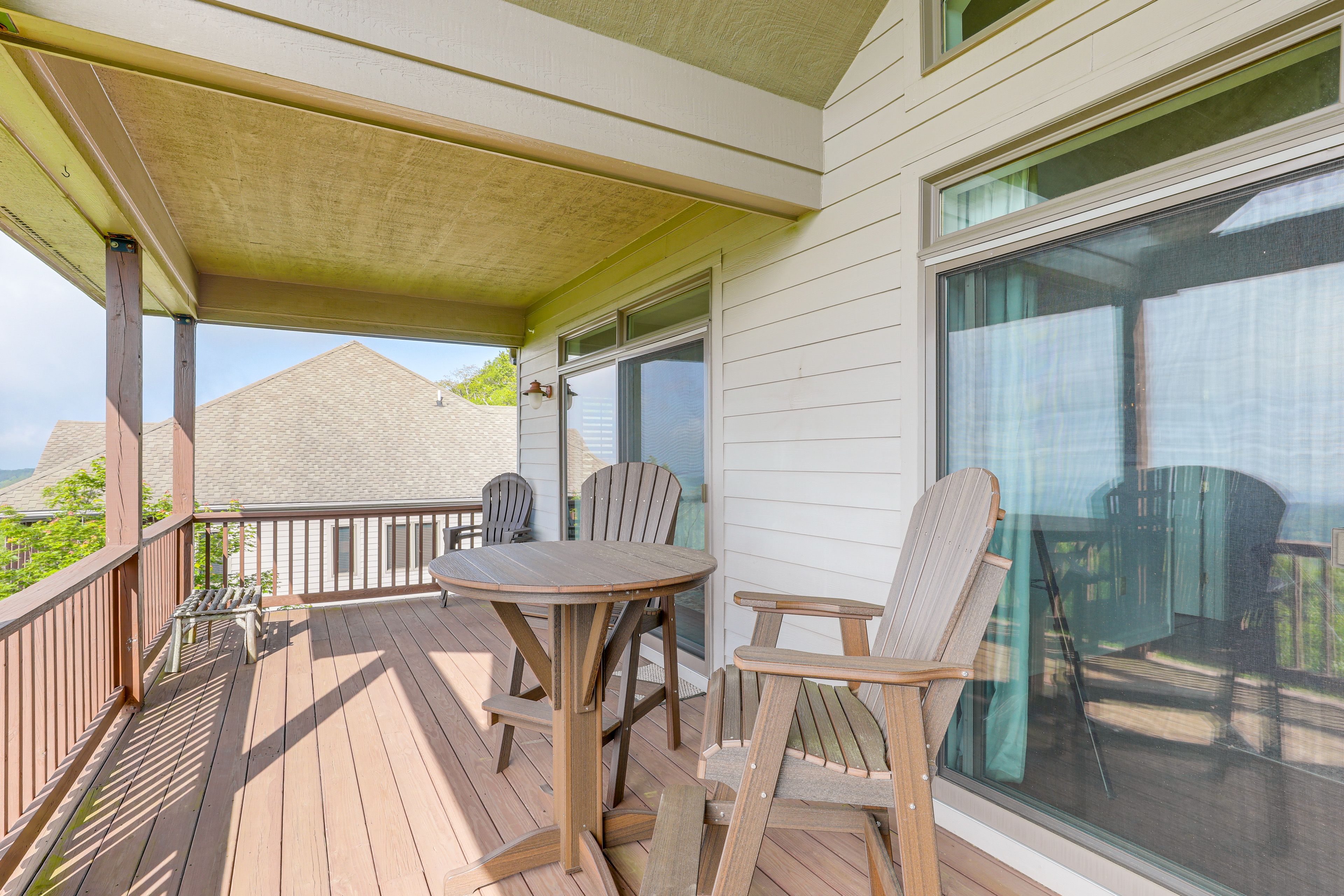 Deck | Mountain Views | Dining Area