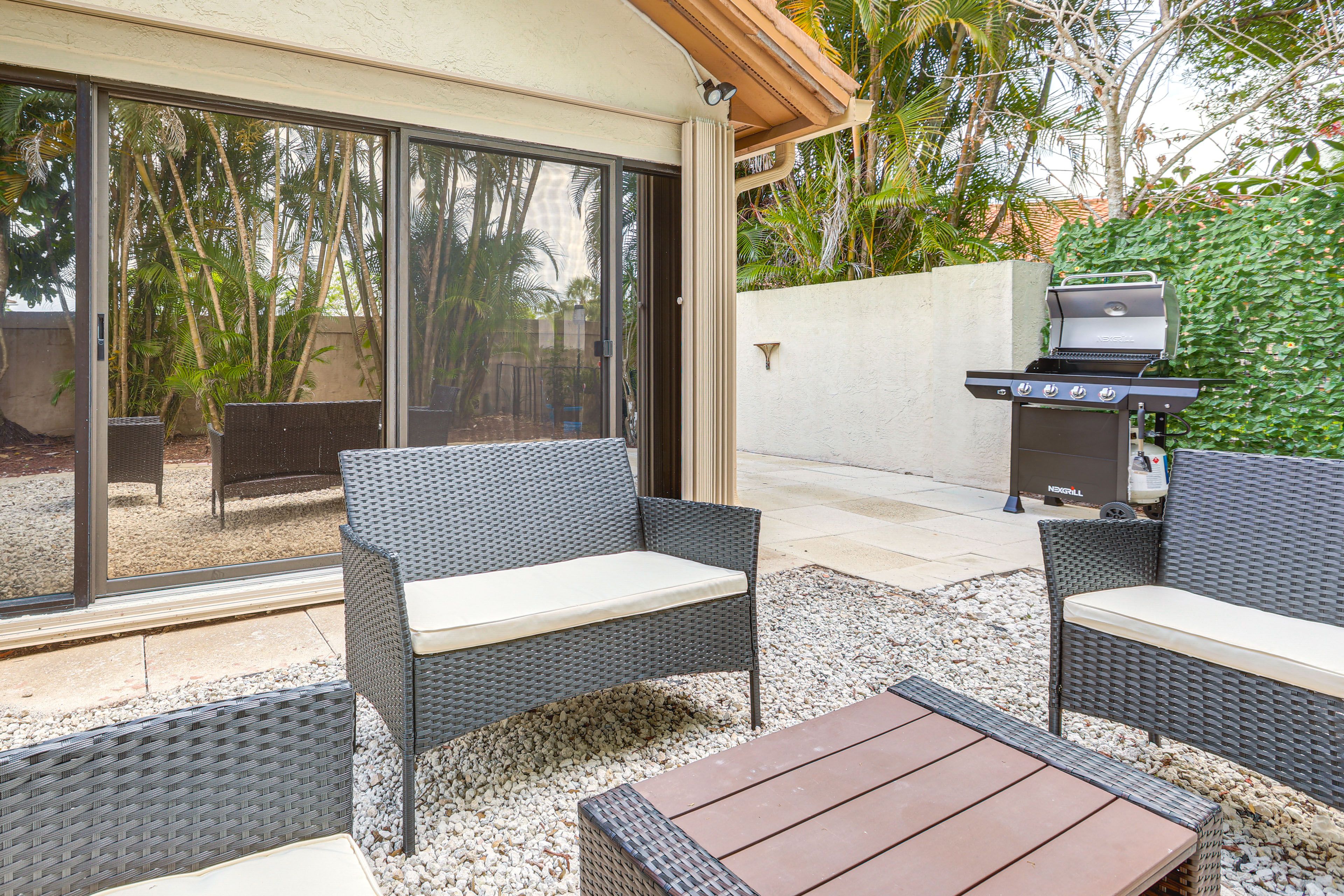 Palm City Vacation Rental | 3BR | 2BA | 1,776 Sq Ft | Small Step to Enter