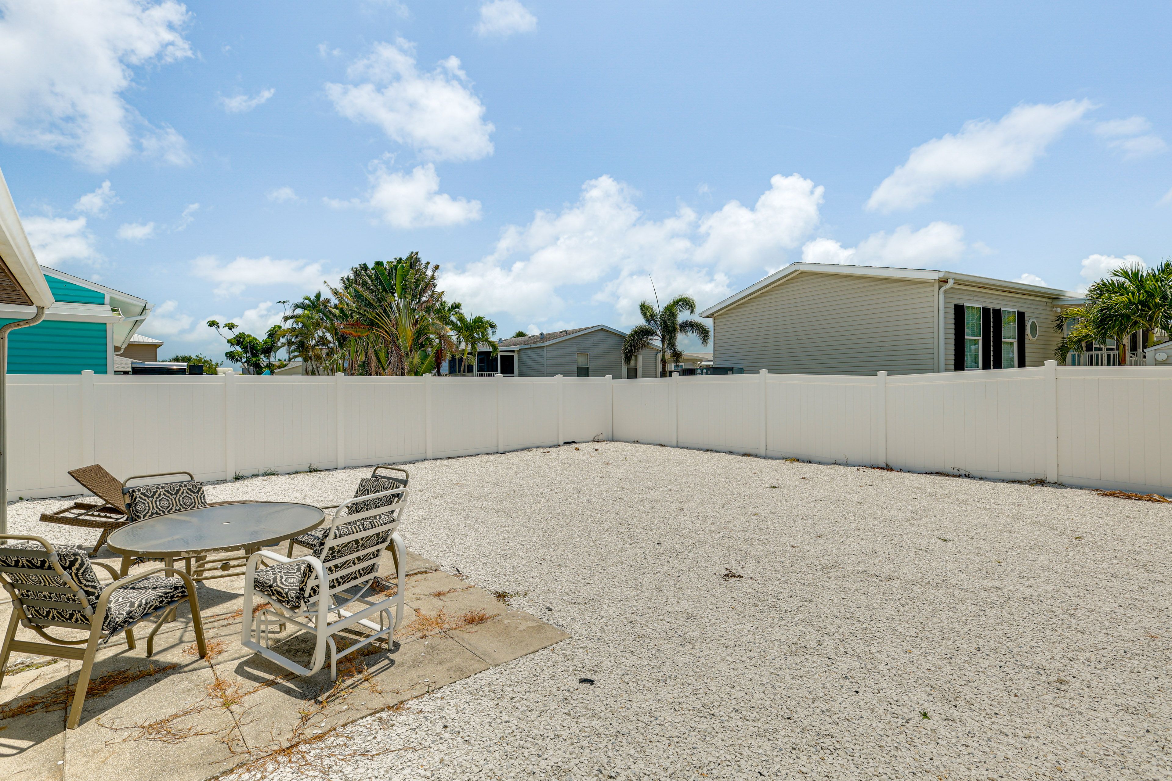 Private Backyard Area