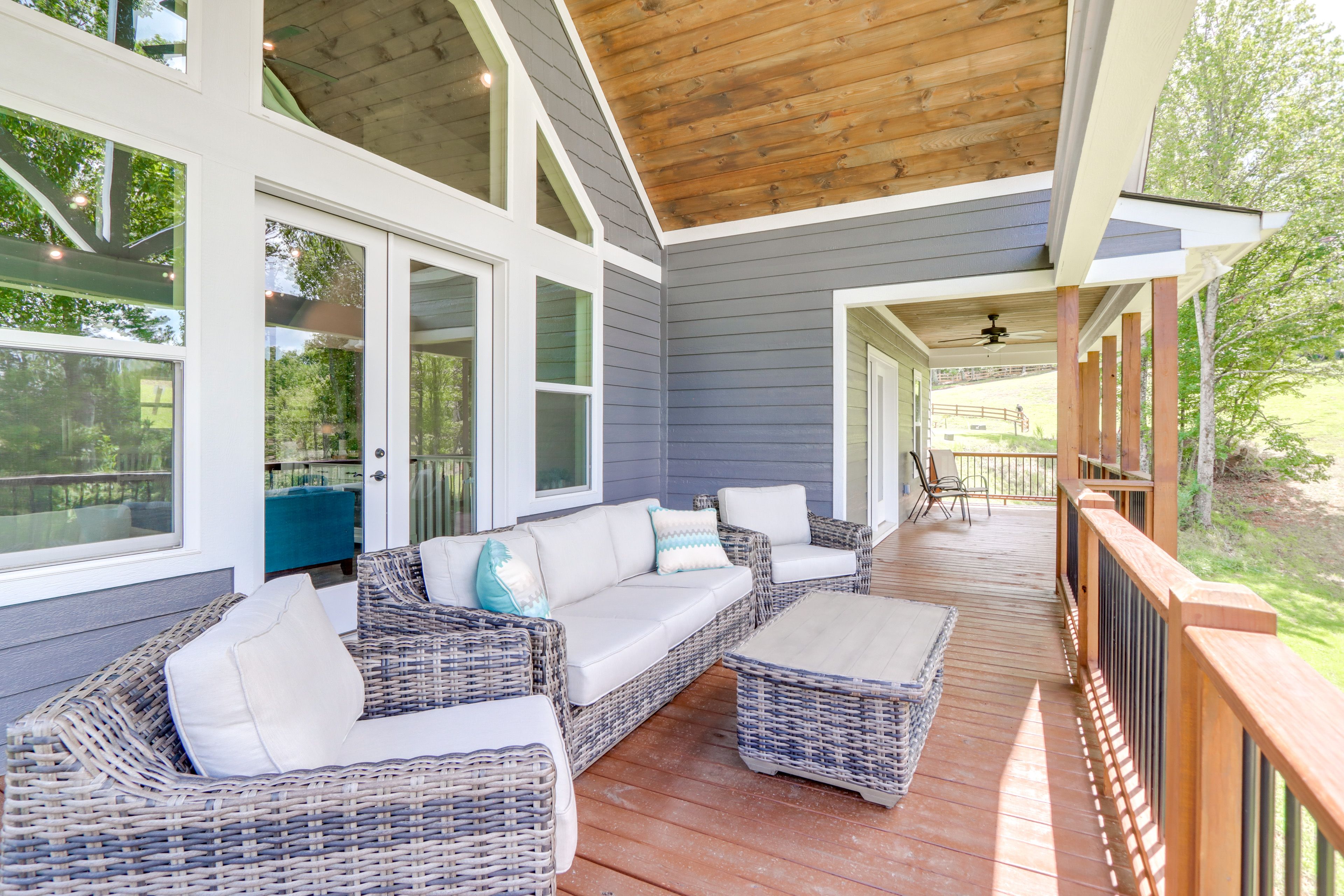 Back Deck | Mountain Views | Access From Living Room