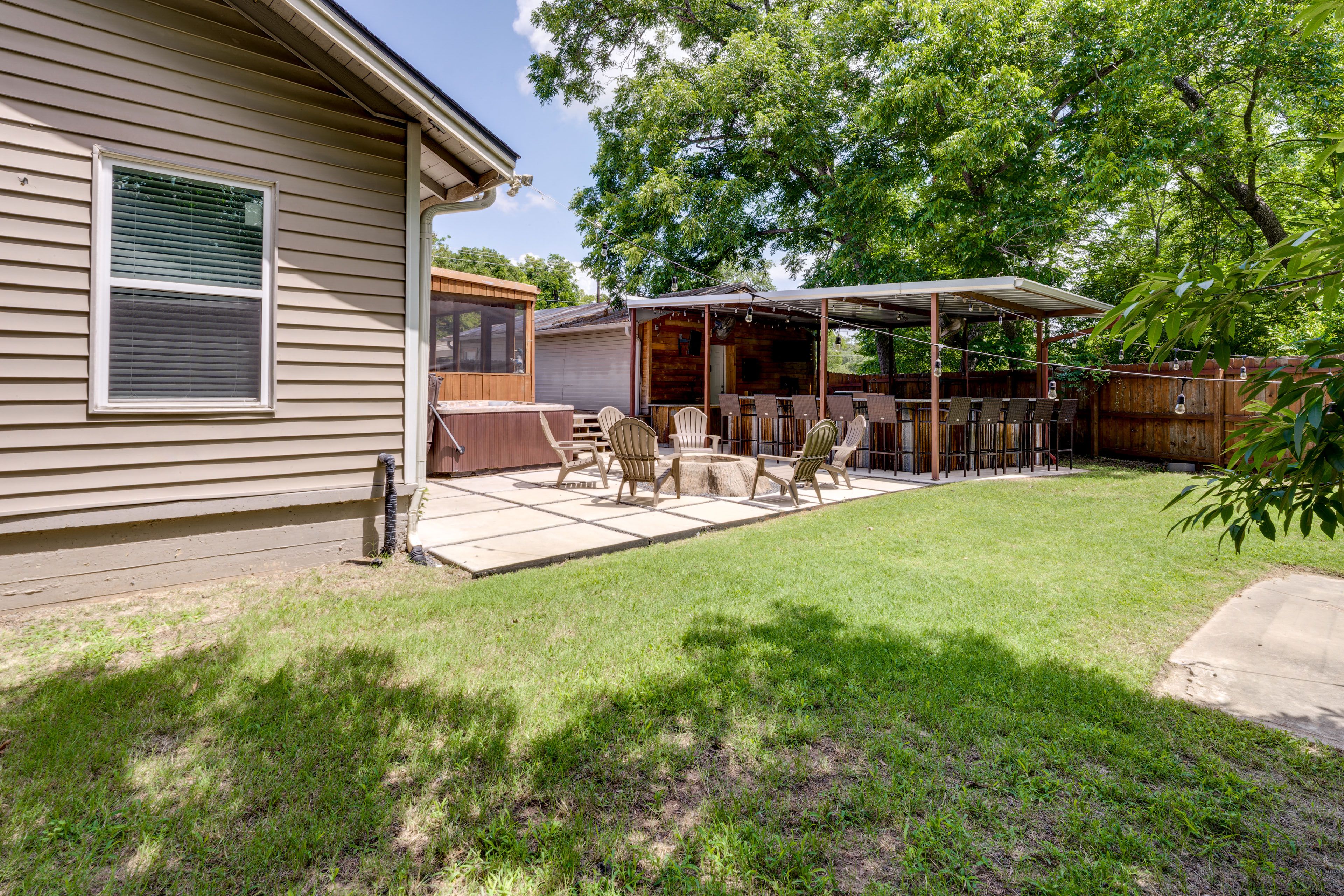 Fenced Backyard