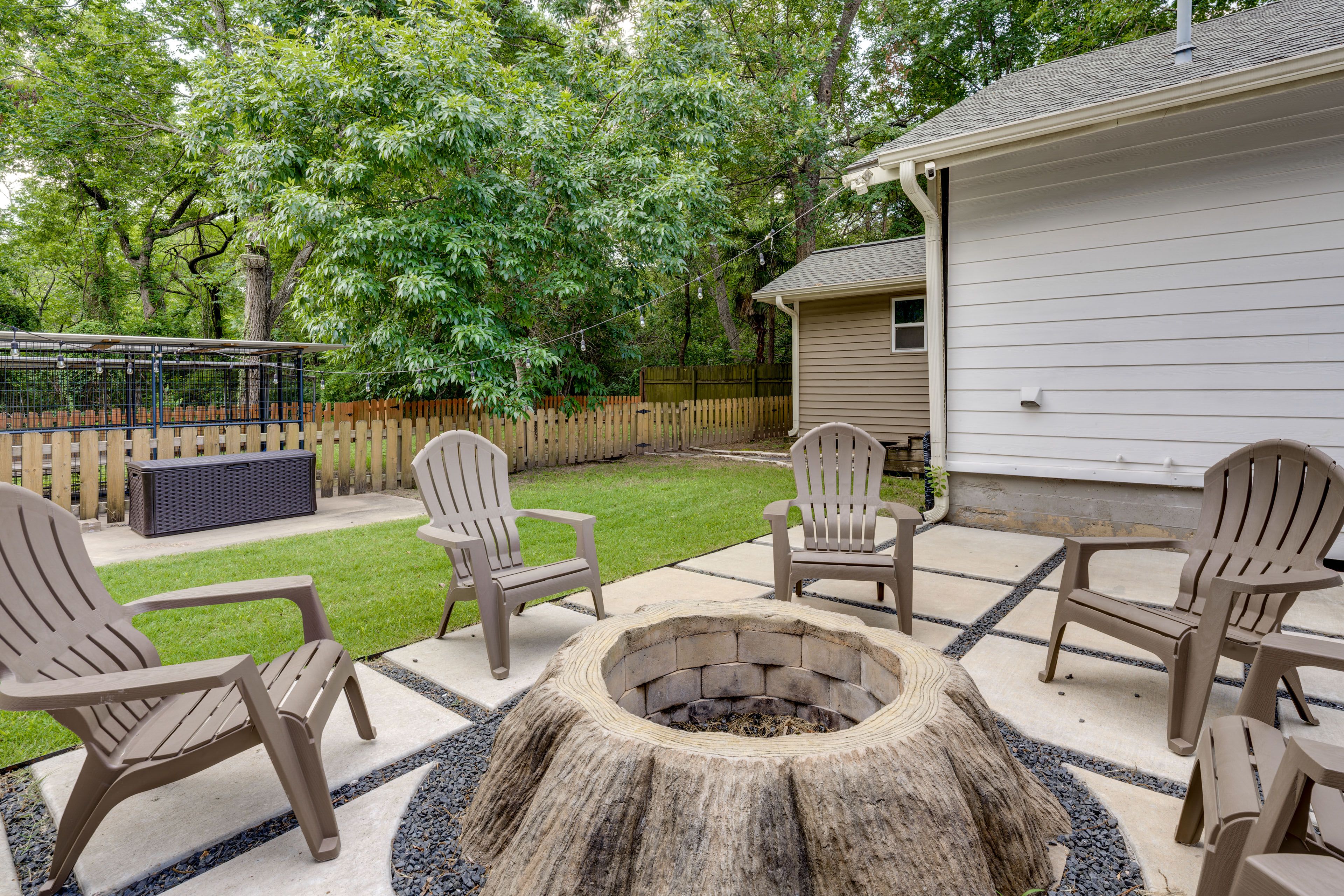 Wood-Burning Fire Pit