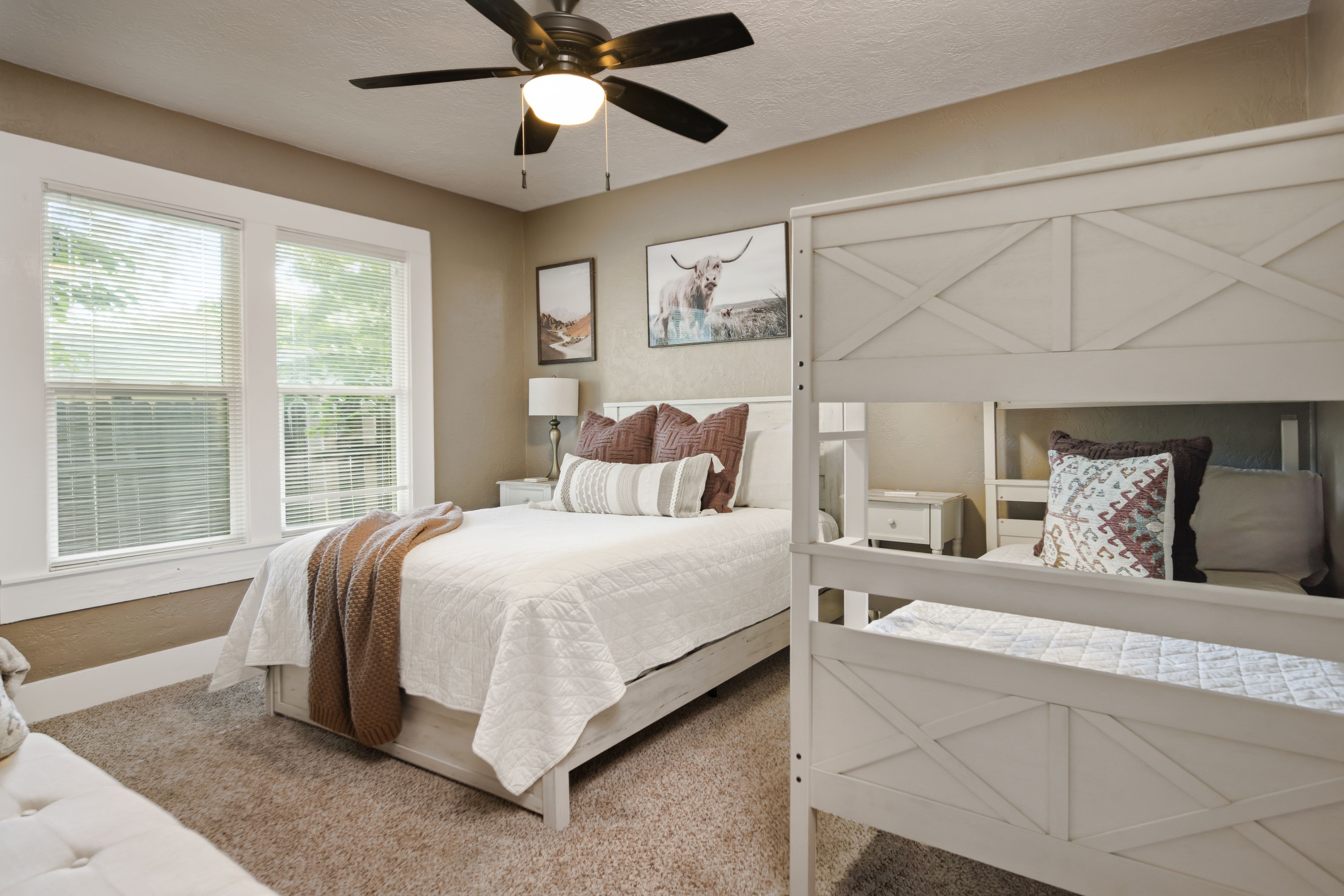 Bedroom 3 | Queen Bed | Twin Bunk Bed | Smart TV