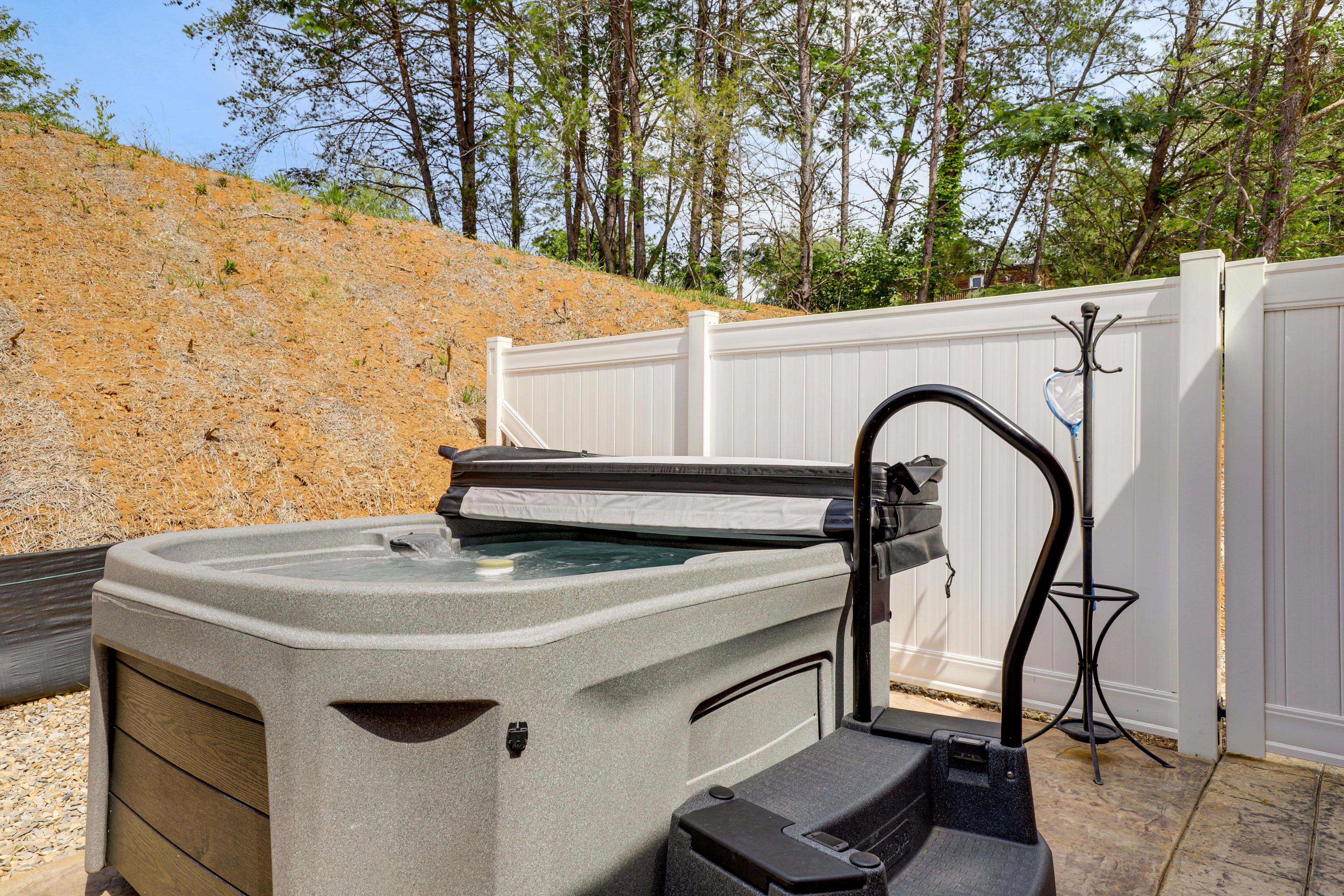 Furnished Patio | Private Hot Tub